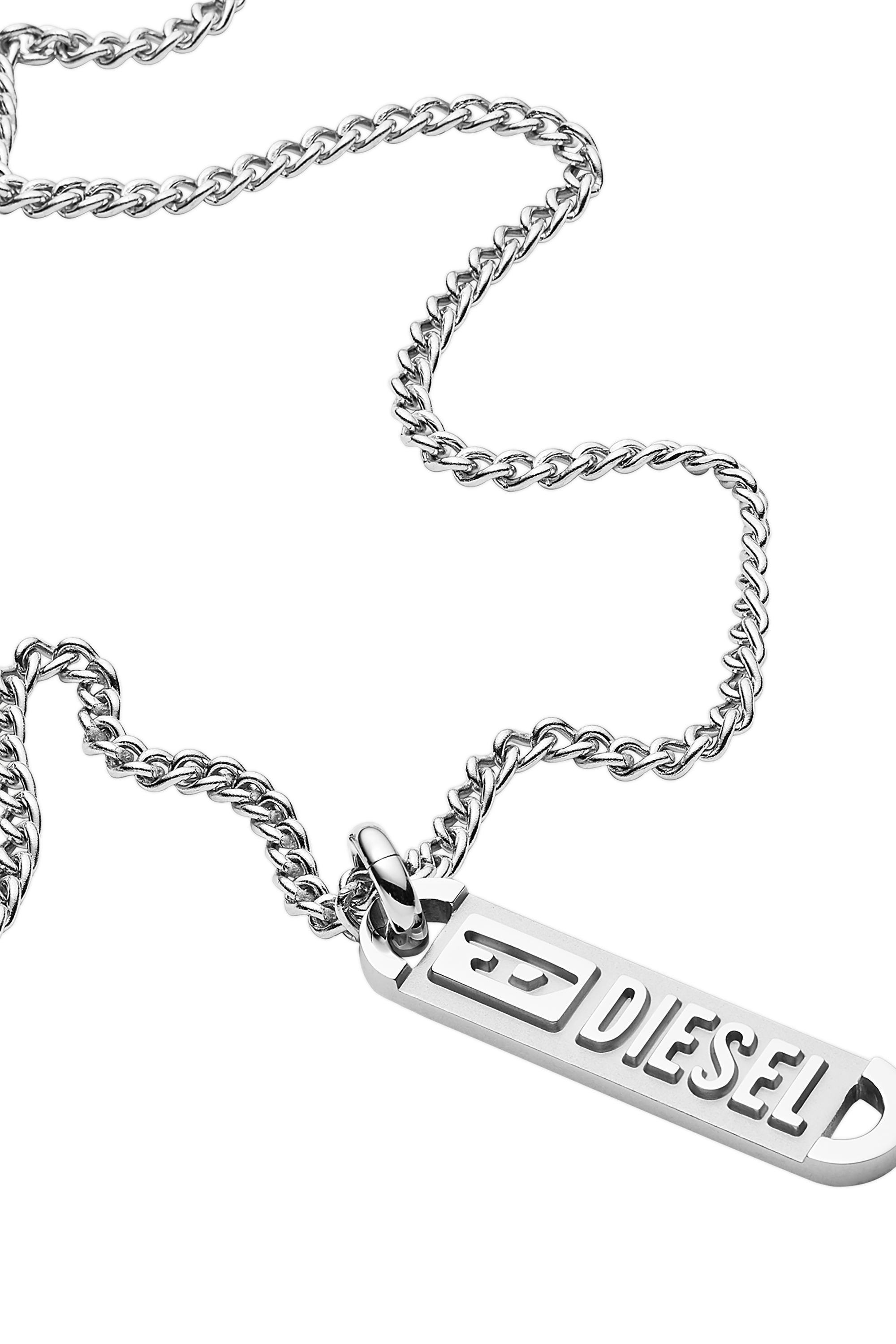 Diesel - DX1228, Male's ジュエリー ネックレス in シルバー - 1
