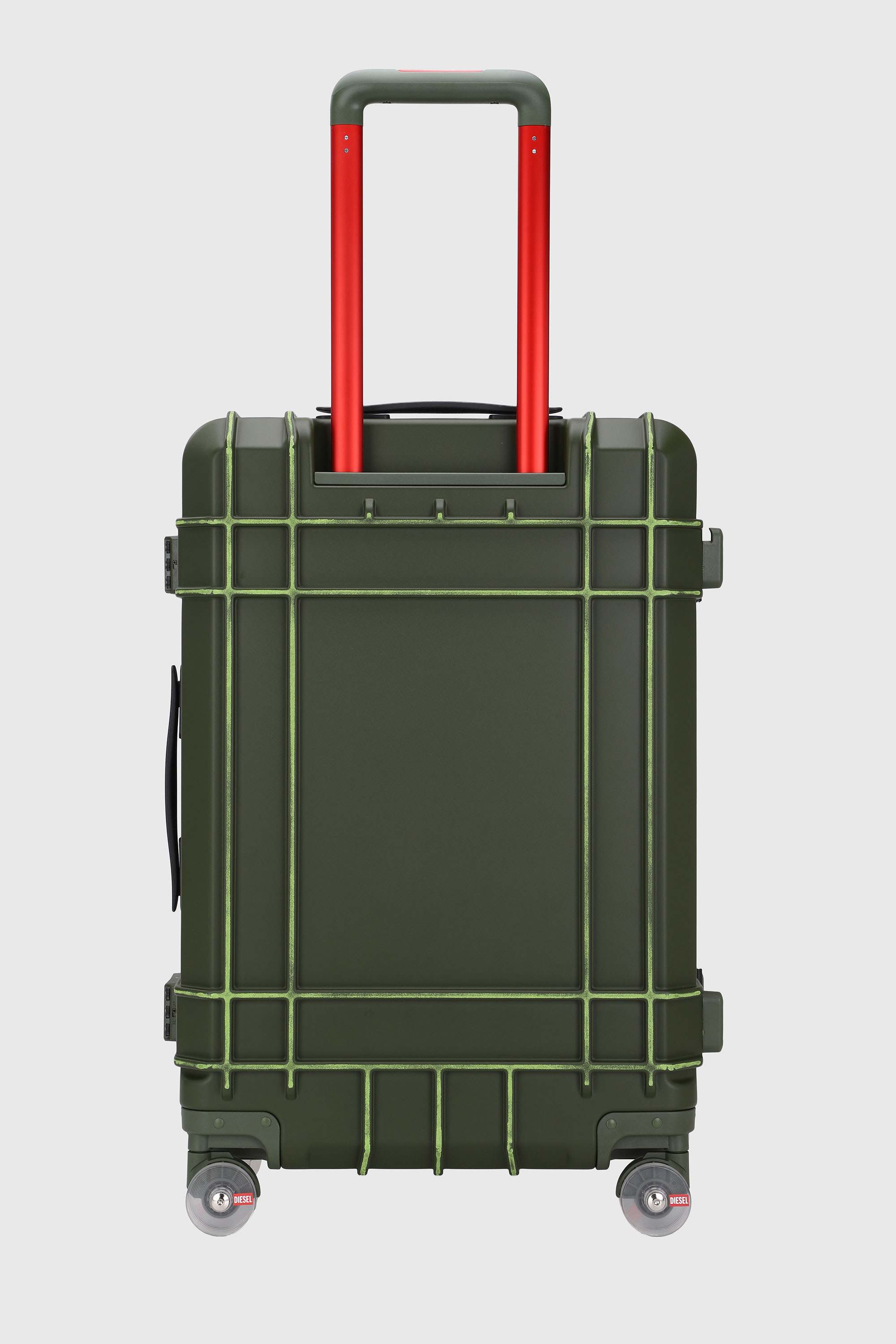 Diesel - DIESEL PC STRONG IMAGE TROLLEY- DSL003, Unisex's Rugged suitcase size M in ミリタリーグリーン - 2