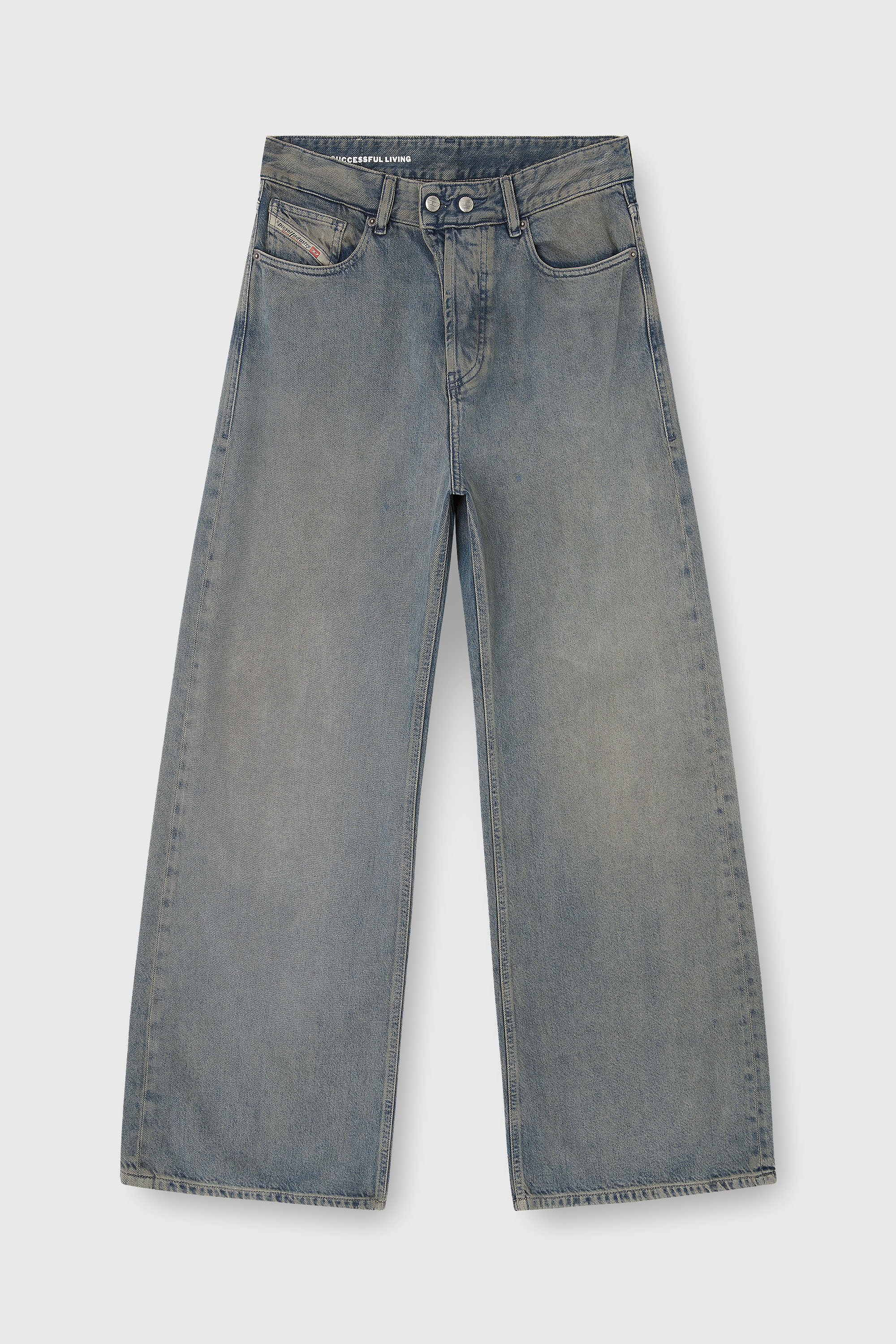 Diesel - Female's Relaxed Jeans 1996 D-Sire 09N24, ミディアムブルー - 4