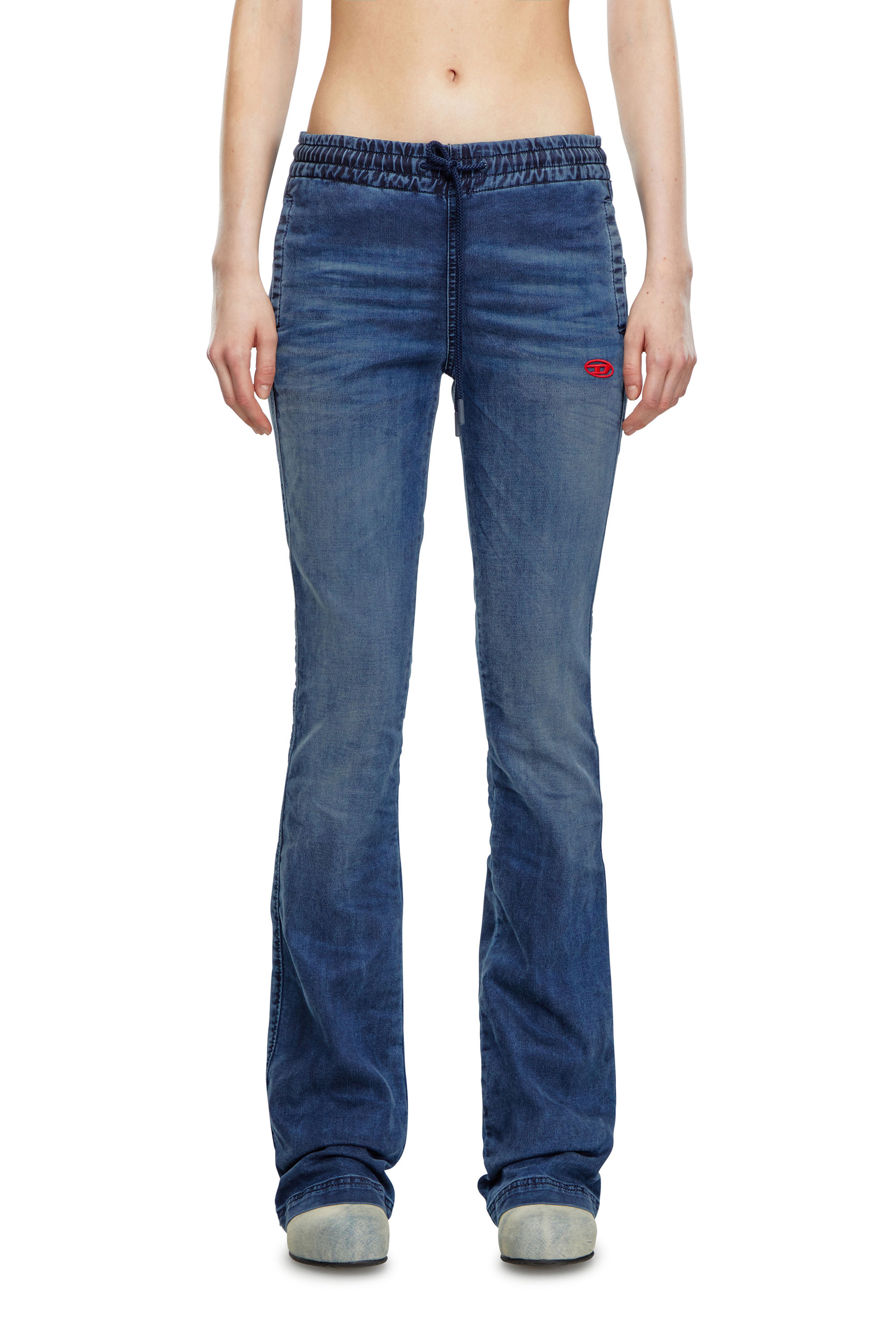Diesel - Female's Bootcut 2069 D-Ebbey Joggjeans® 068LX, ダークブルー - 1