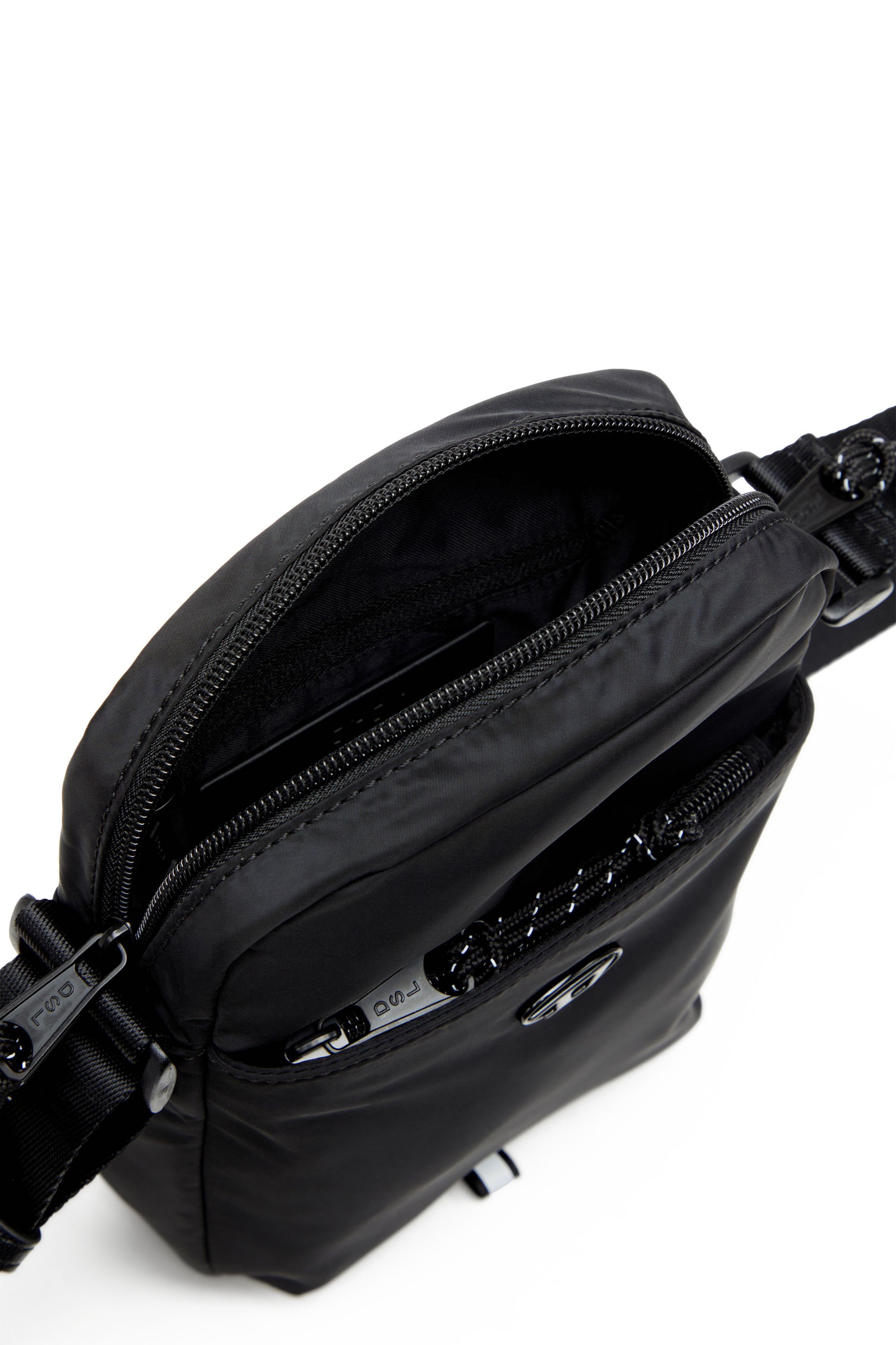 Diesel - D-PACK CROSSBODY X, Male's D-Pack-Crossbody bag in tech fabric in ブラック - 4