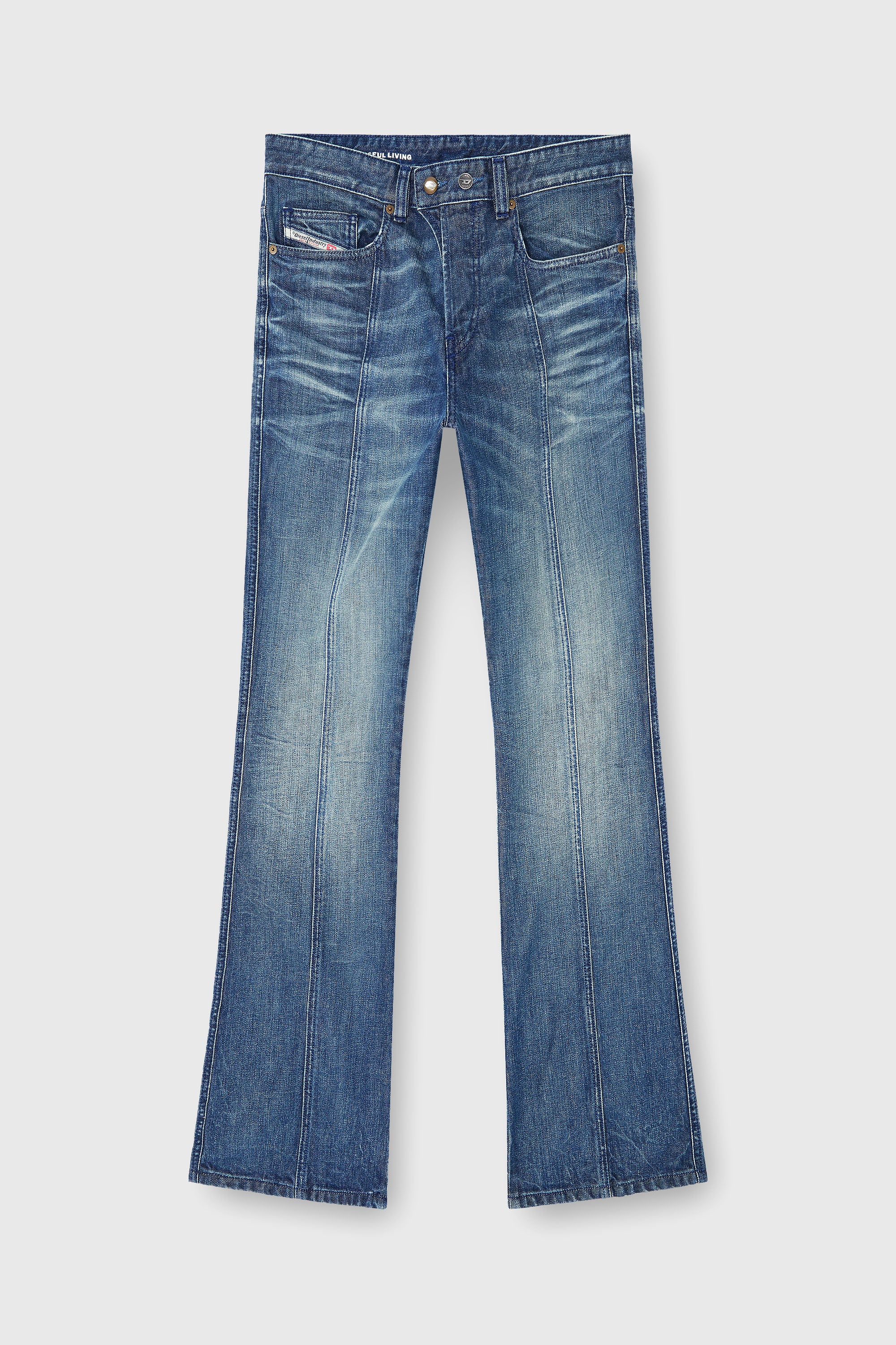 Diesel - Male's Bootcut Jeans 1998 D-Buck 09Q29, ミディアムブルー - 6