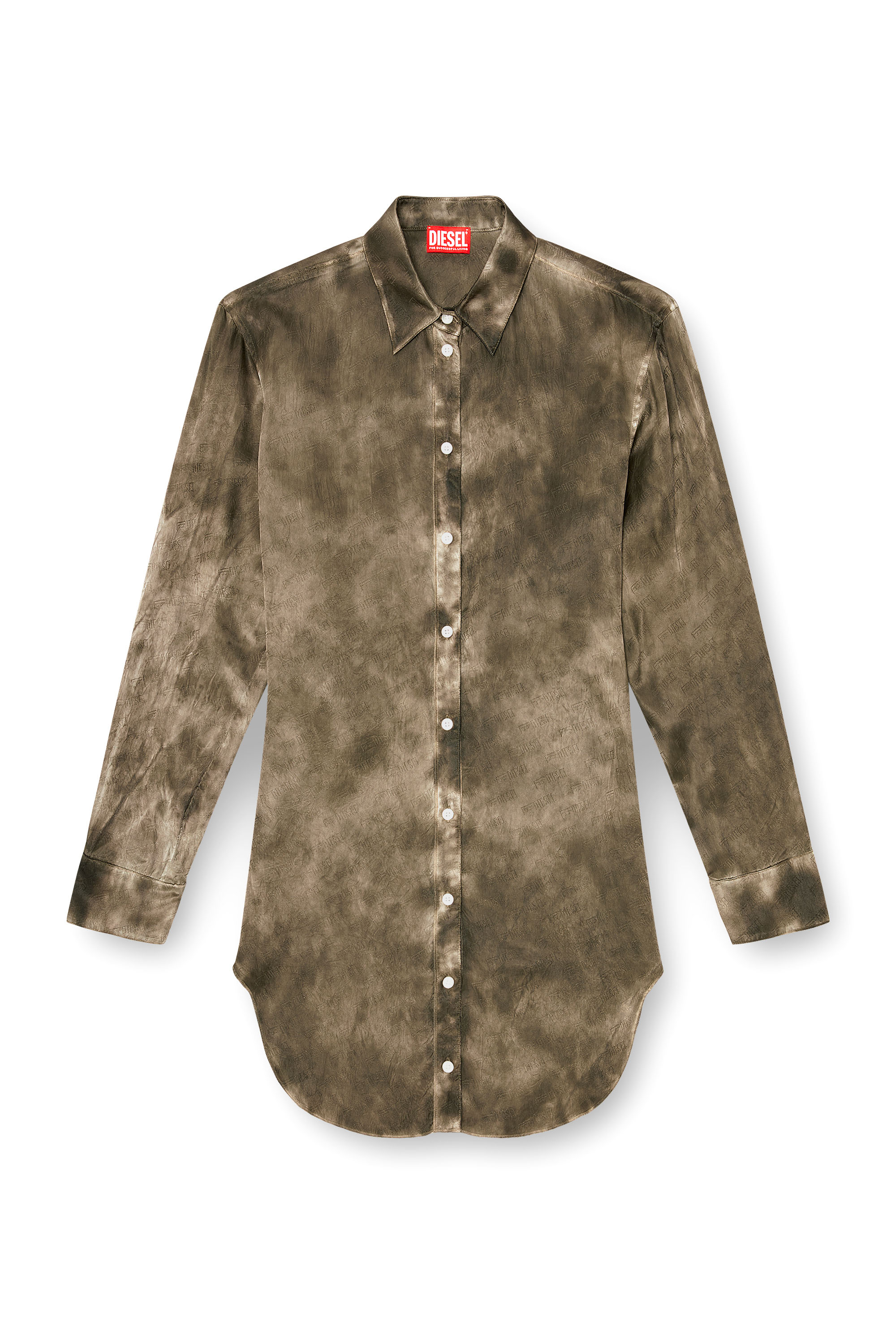 Diesel - C-LAVEL, Female's シャツ in ミリタリーグリーン - 2
