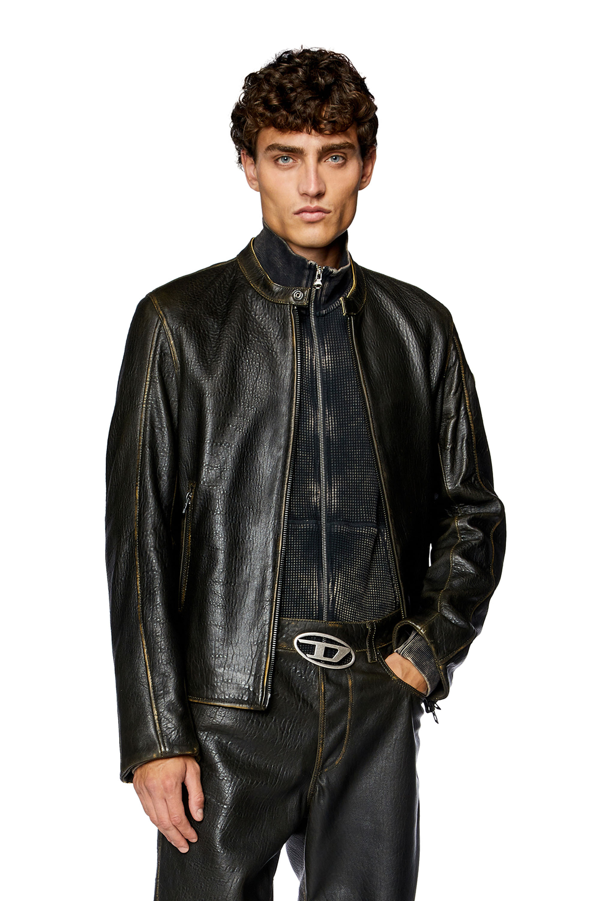 DIESELDIESEL leather jacket