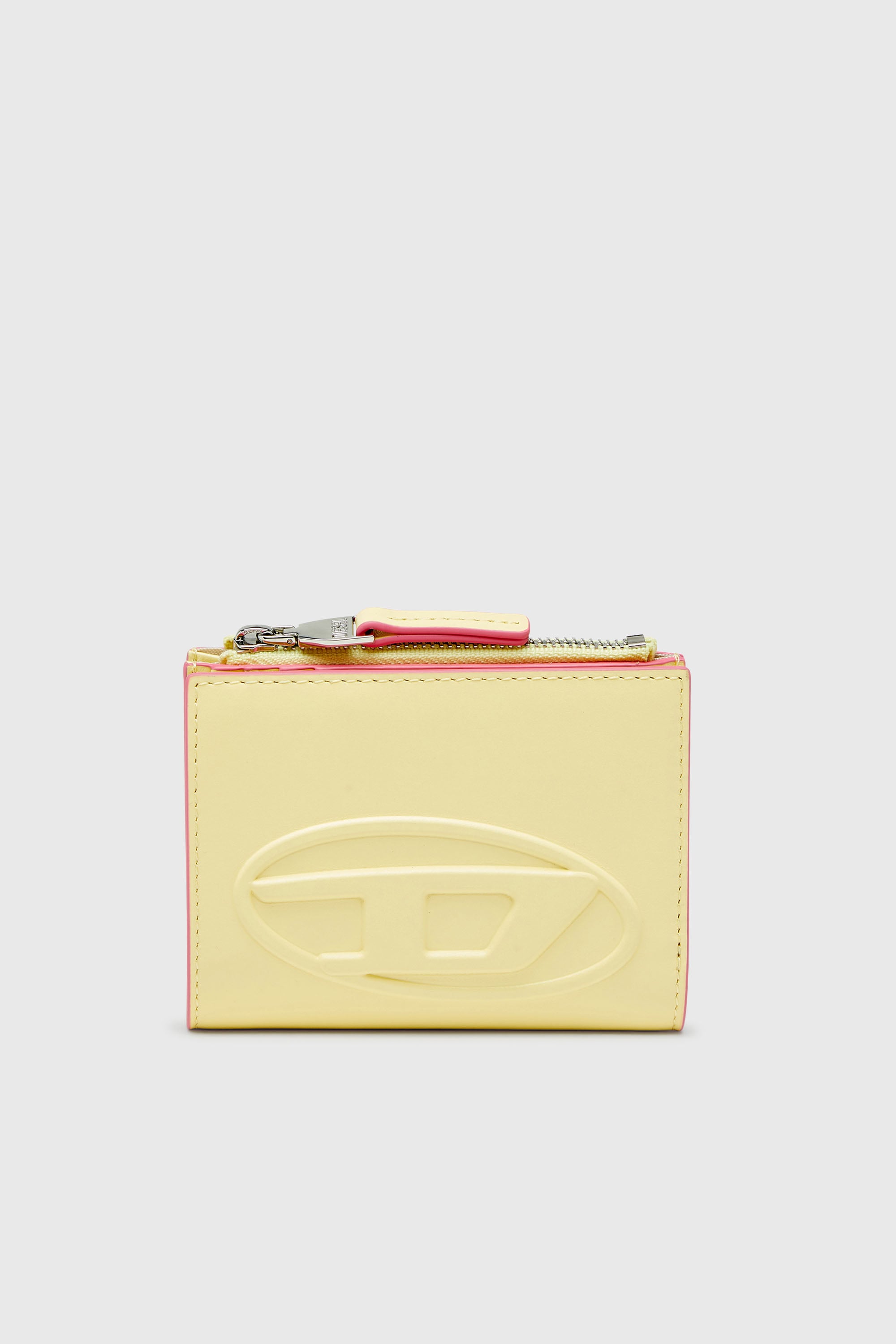 Diesel - 1DR BI-FOLD ZIP II, Female's 二つ折りウォレット in イエロー - 1