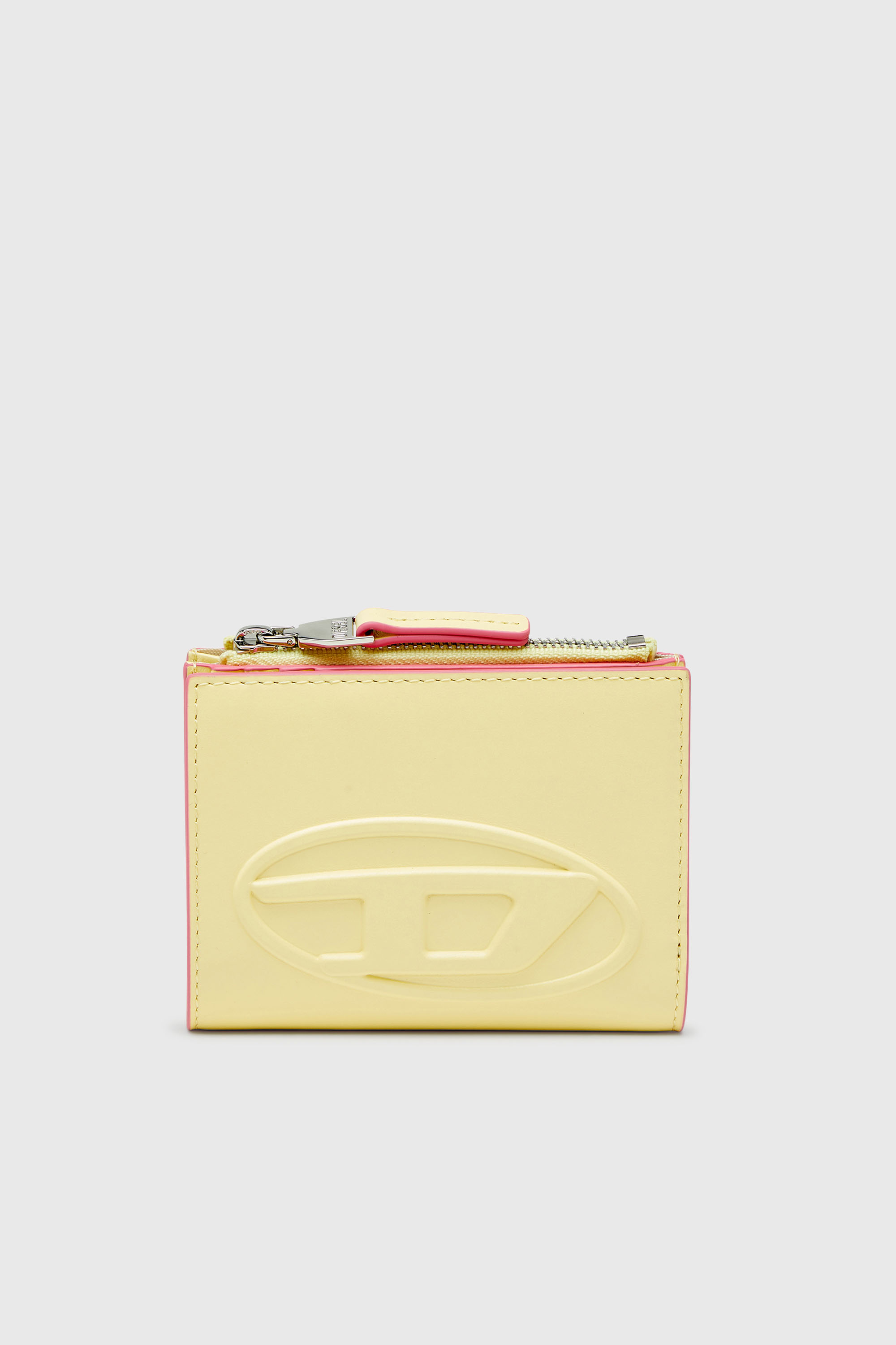 Diesel - 1DR BI-FOLD ZIP II, Female's 二つ折りウォレット in イエロー - 1