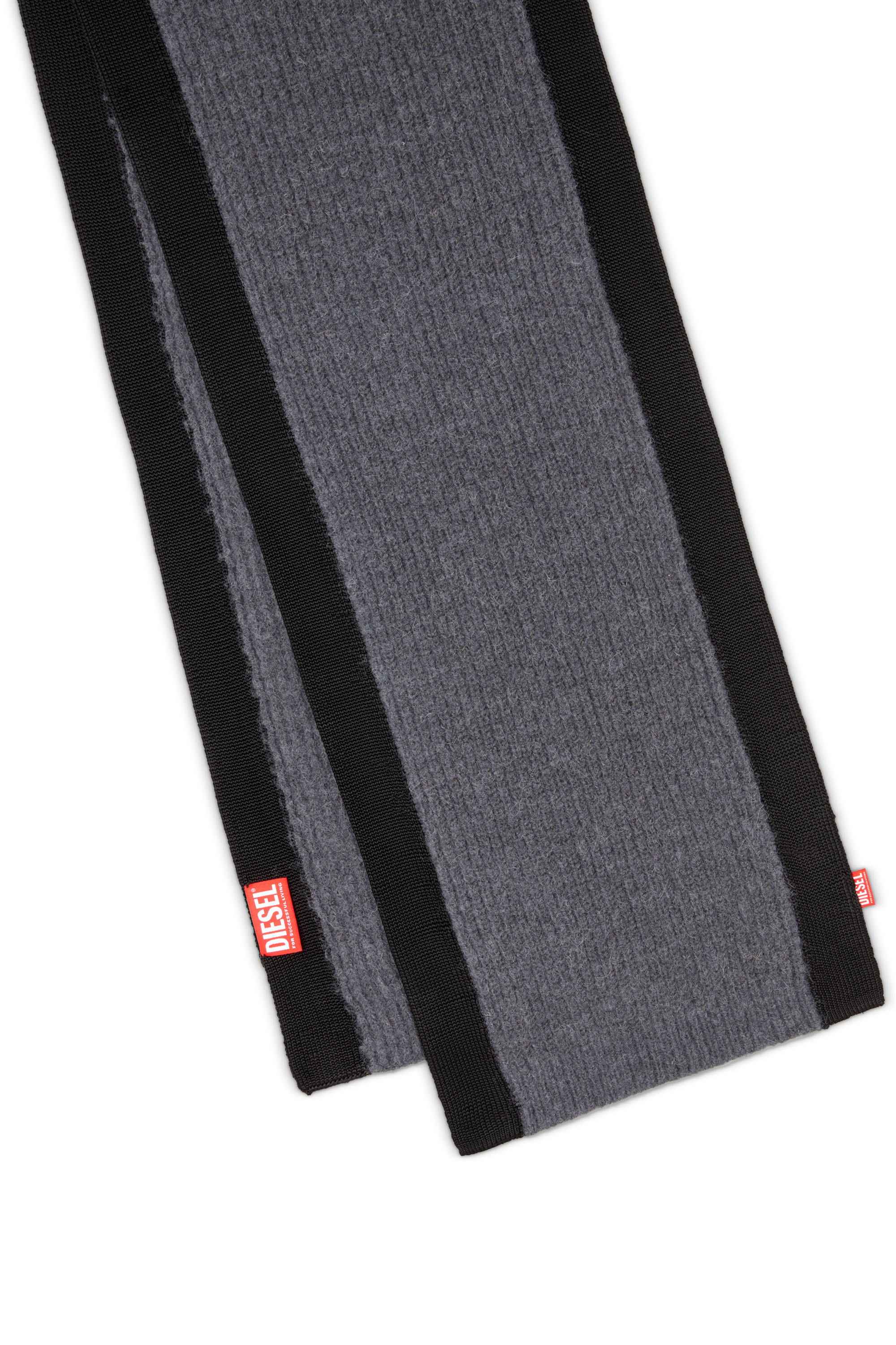 Diesel - K-LOLLO-SCARF, Unisex's スカーフ in グレー - 3