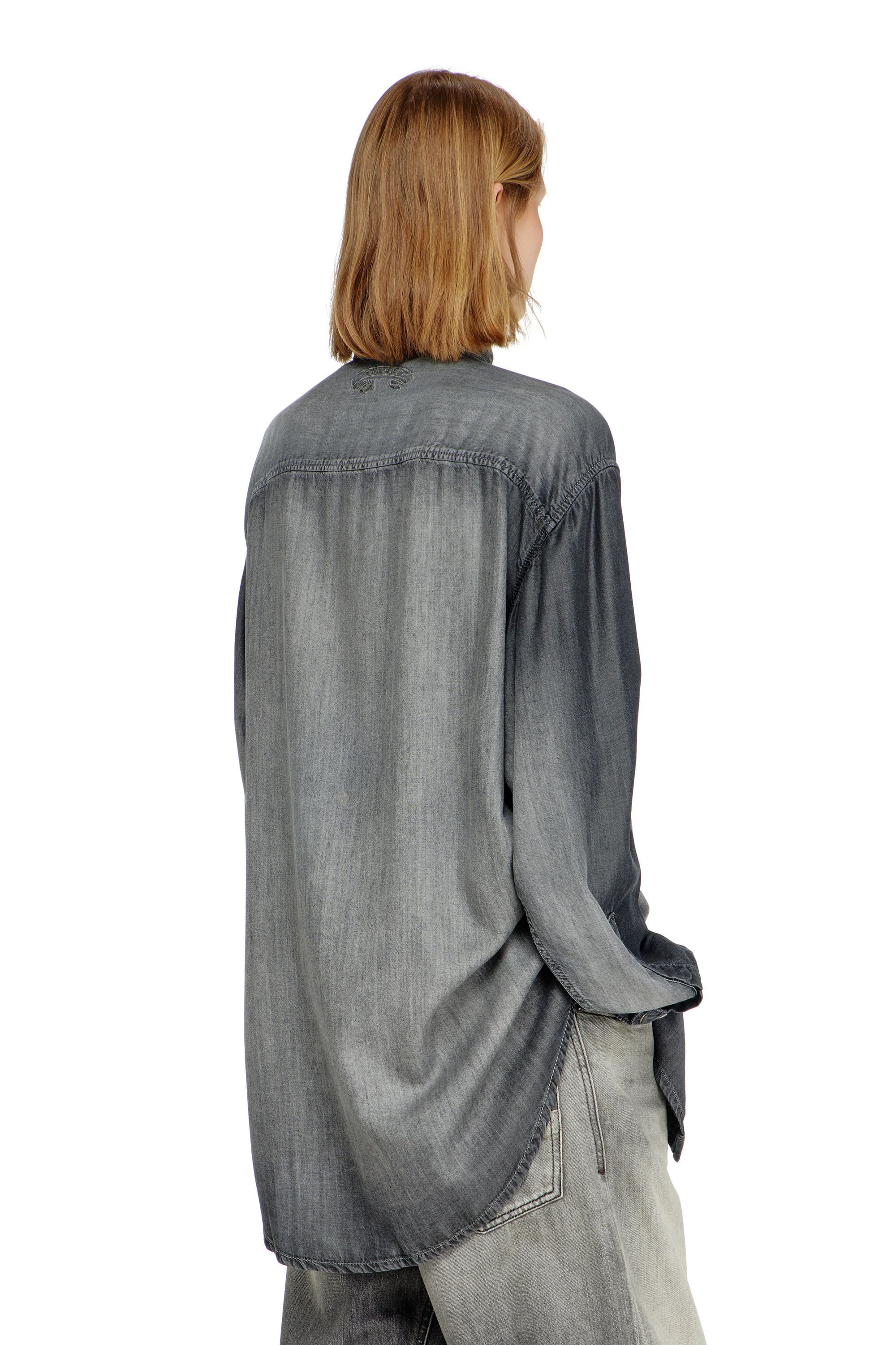 Diesel - DE-ARVEN-S, Female's デニムシャツ in null - 4