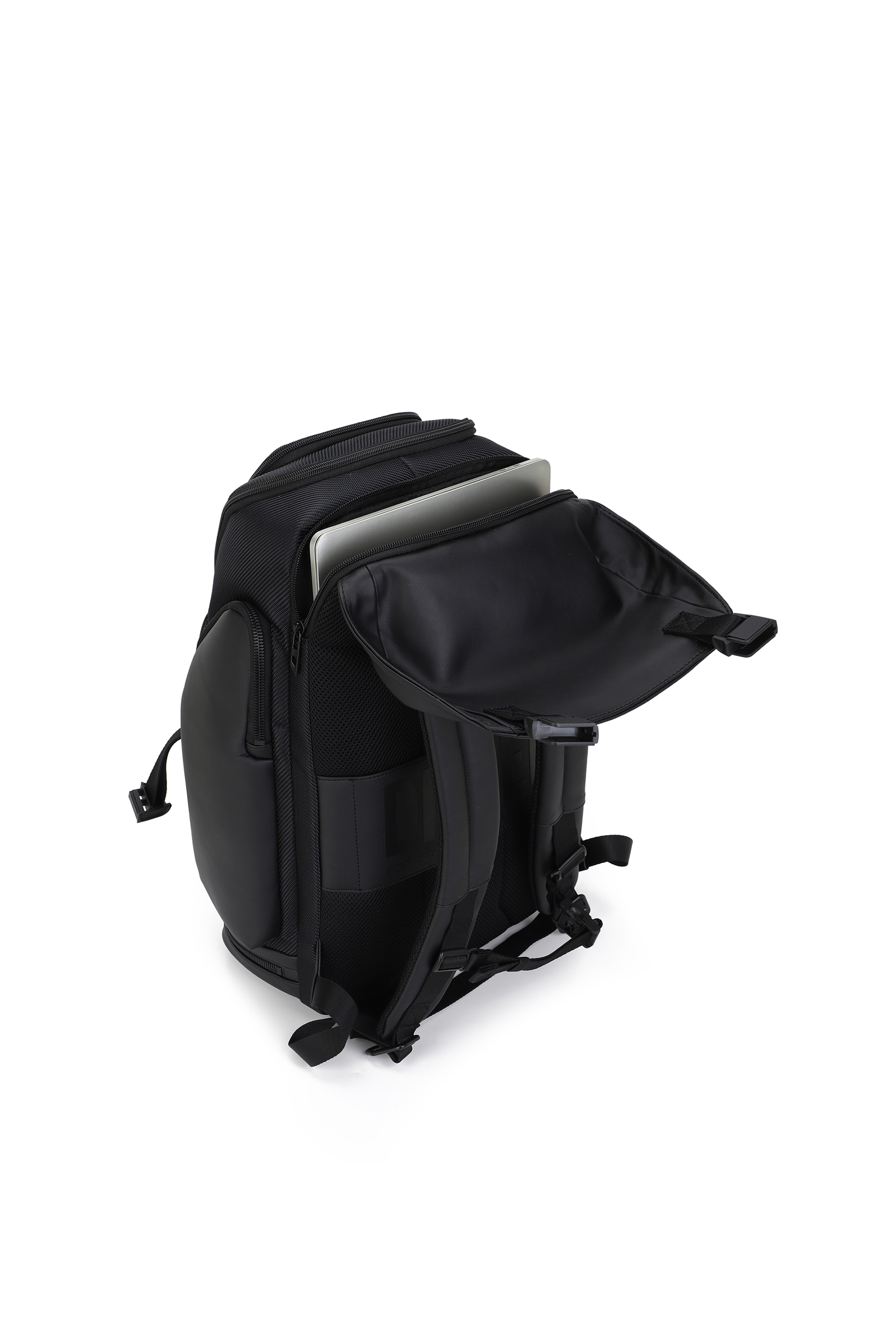 Diesel - DIESEL CARBON FIBER BACKPACK-BLACK  DSB0, Unisex's Functional business backpack in ブラック - 6