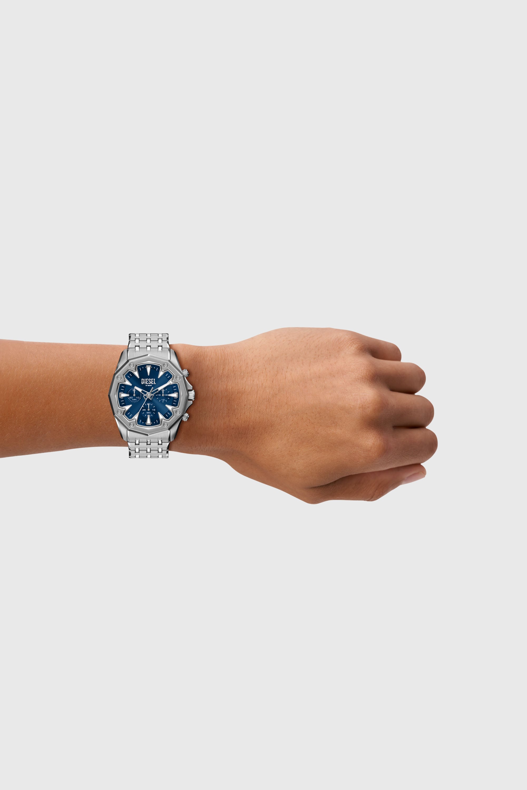Diesel - DZ4706 WATCH, Male's Stinger Stainless Steel Watch in シルバー - 5