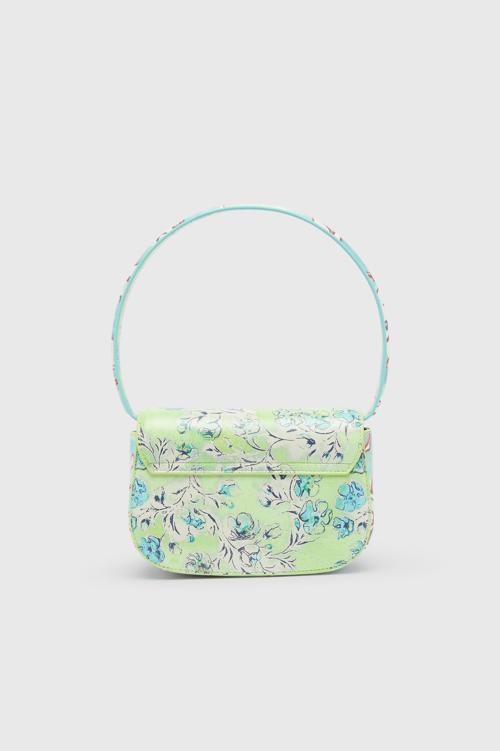 Diesel - 1DR, Female's 1DR-Iconic shoulder bag with floral print in グリーン - 3