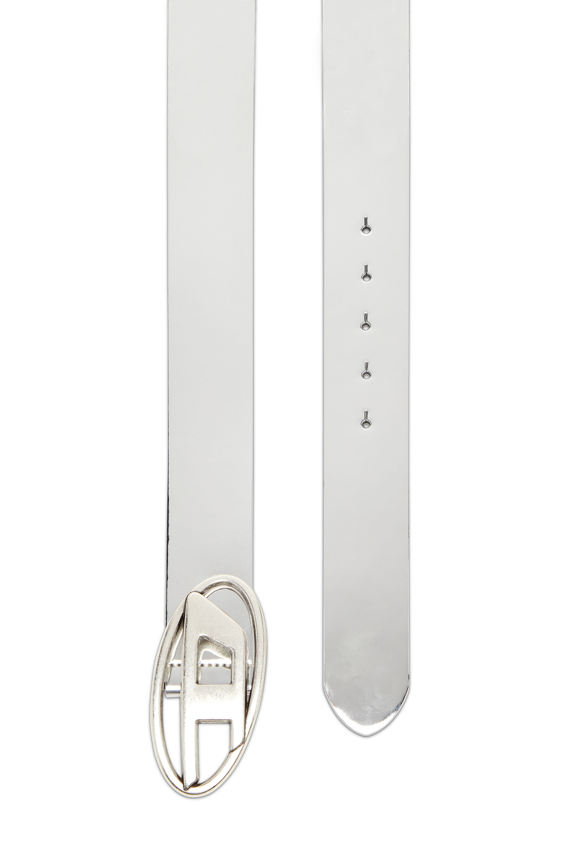 Diesel - B-1DR W, Male's ミラーPUベルト in シルバー - 2