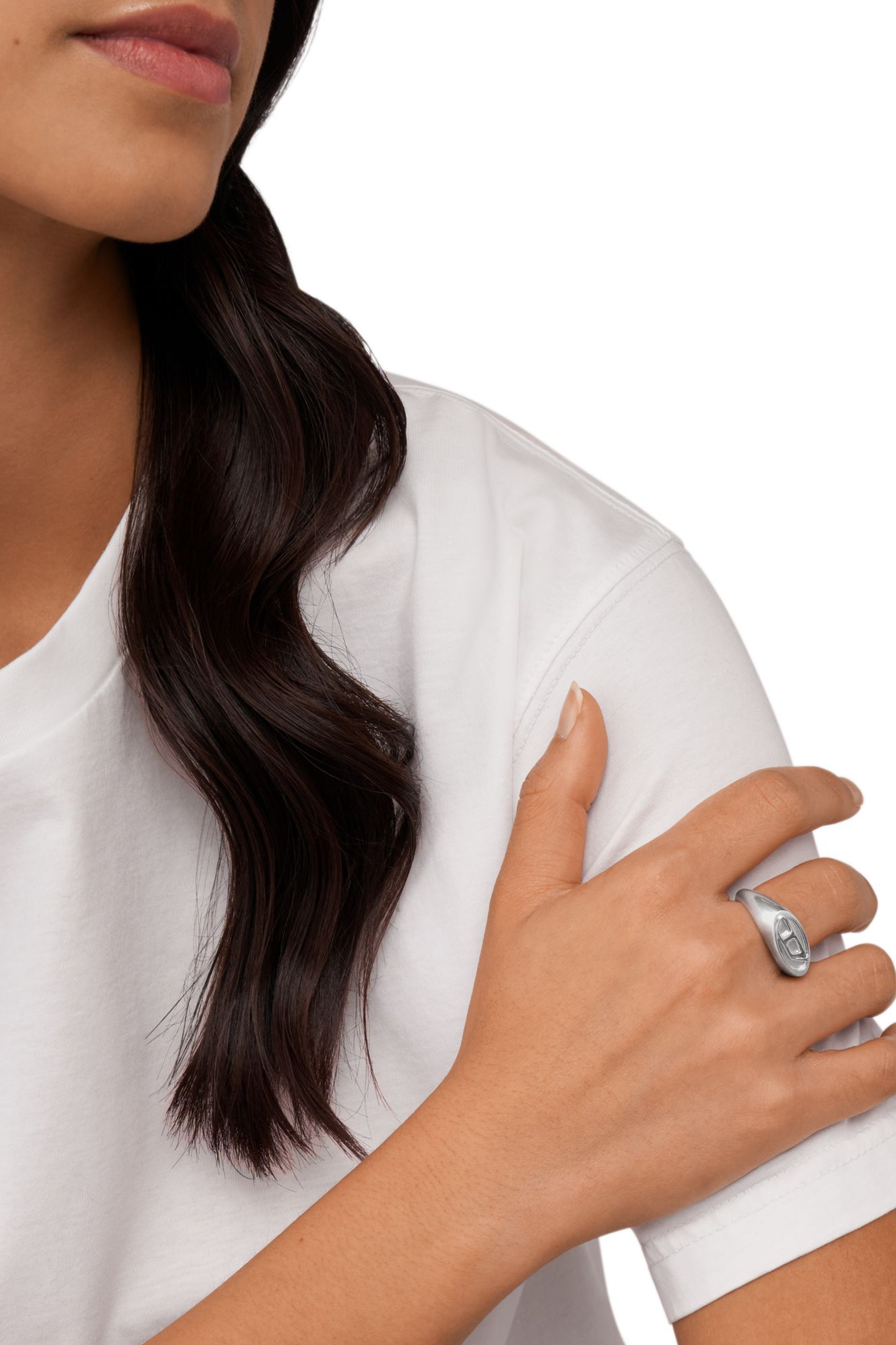 Diesel - DX1475, Unisex's リング in シルバー - 3