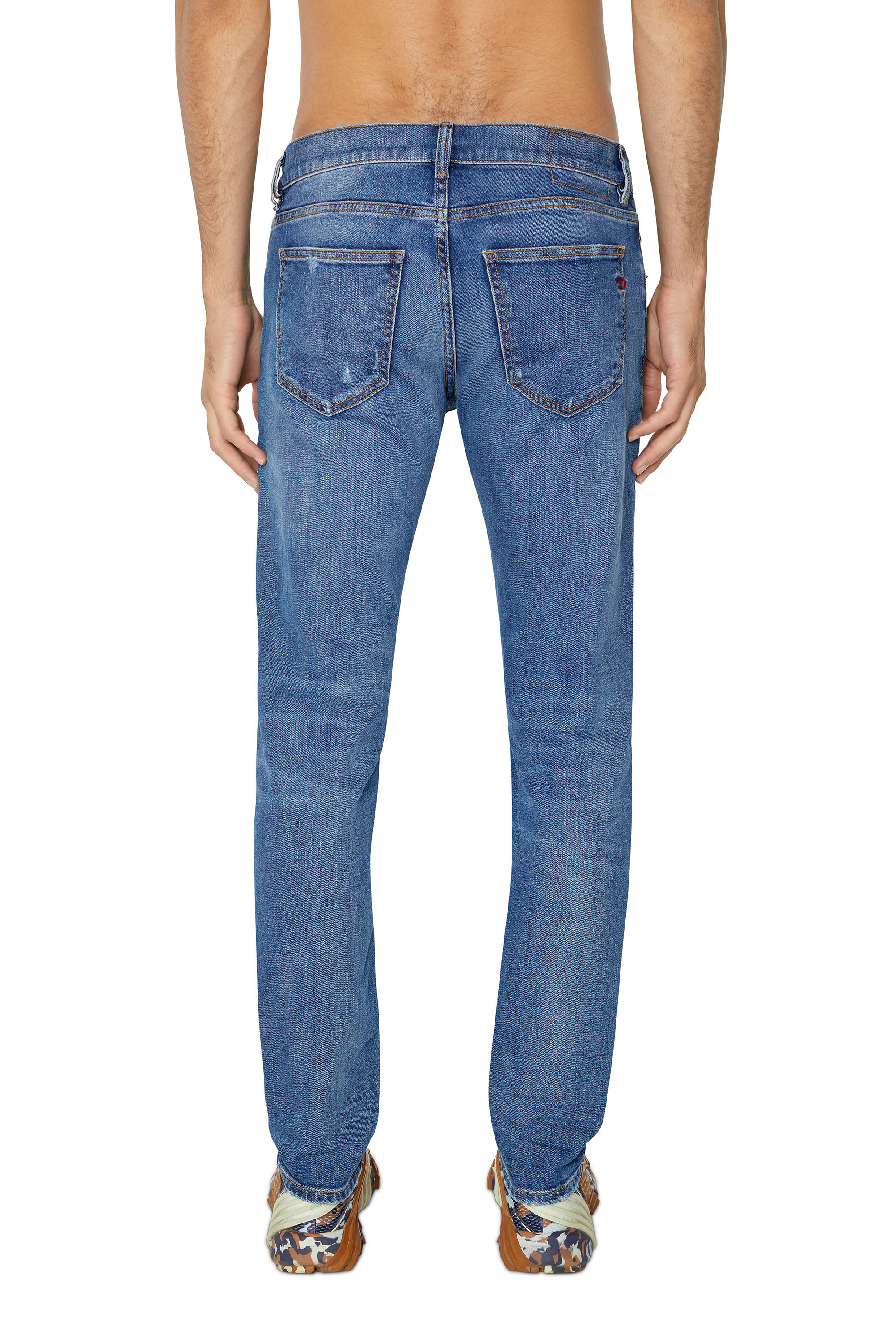 Diesel - Slim Jeans 2019 D-Strukt 09E44, ミディアムブルー - Image 2