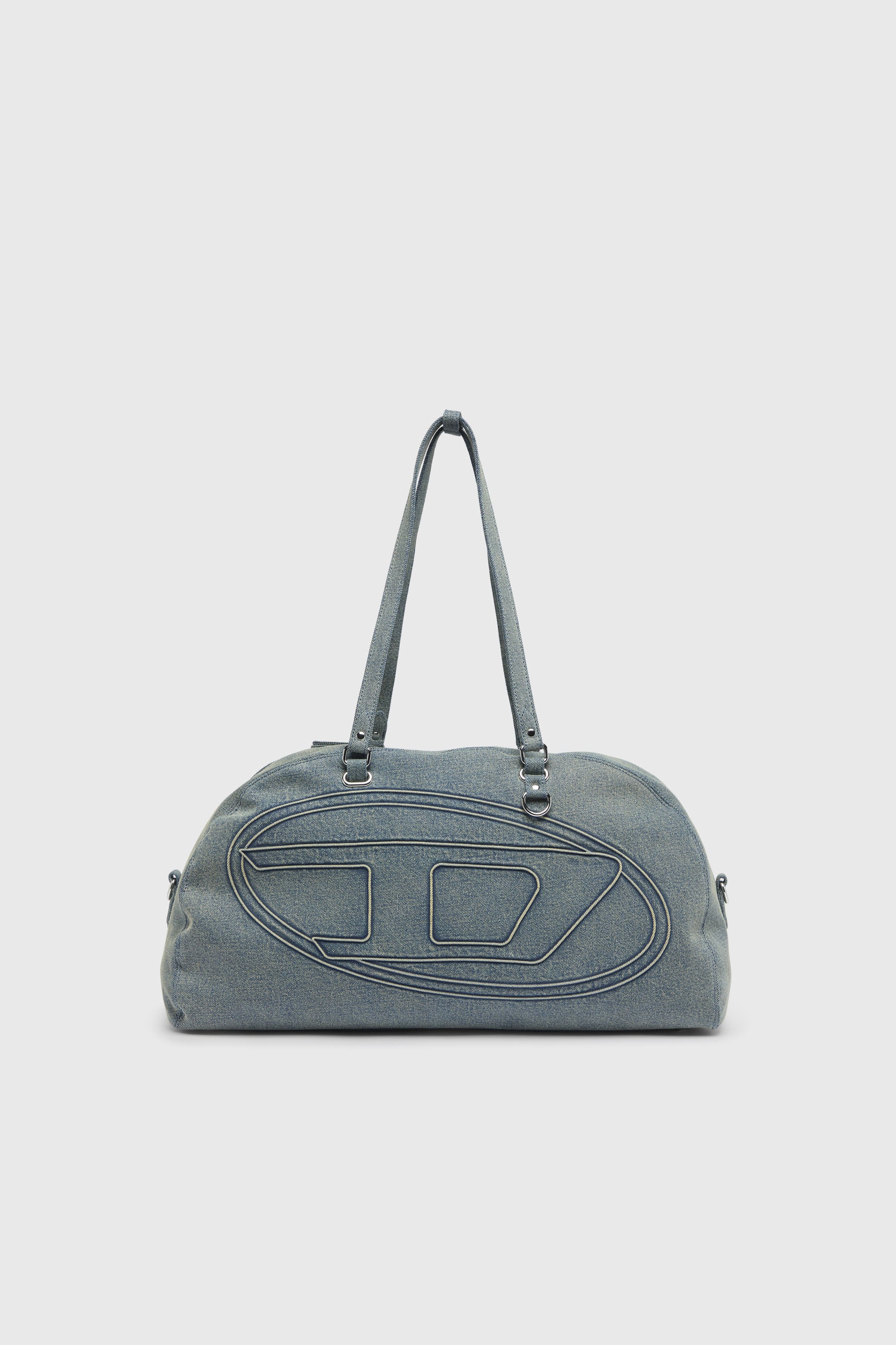 Diesel - 1DR DOME SOFT DUFFLE XL, Unisex's 1DR Dome-Duffle bag in denim with Oval D logo in ライトブルー - 1