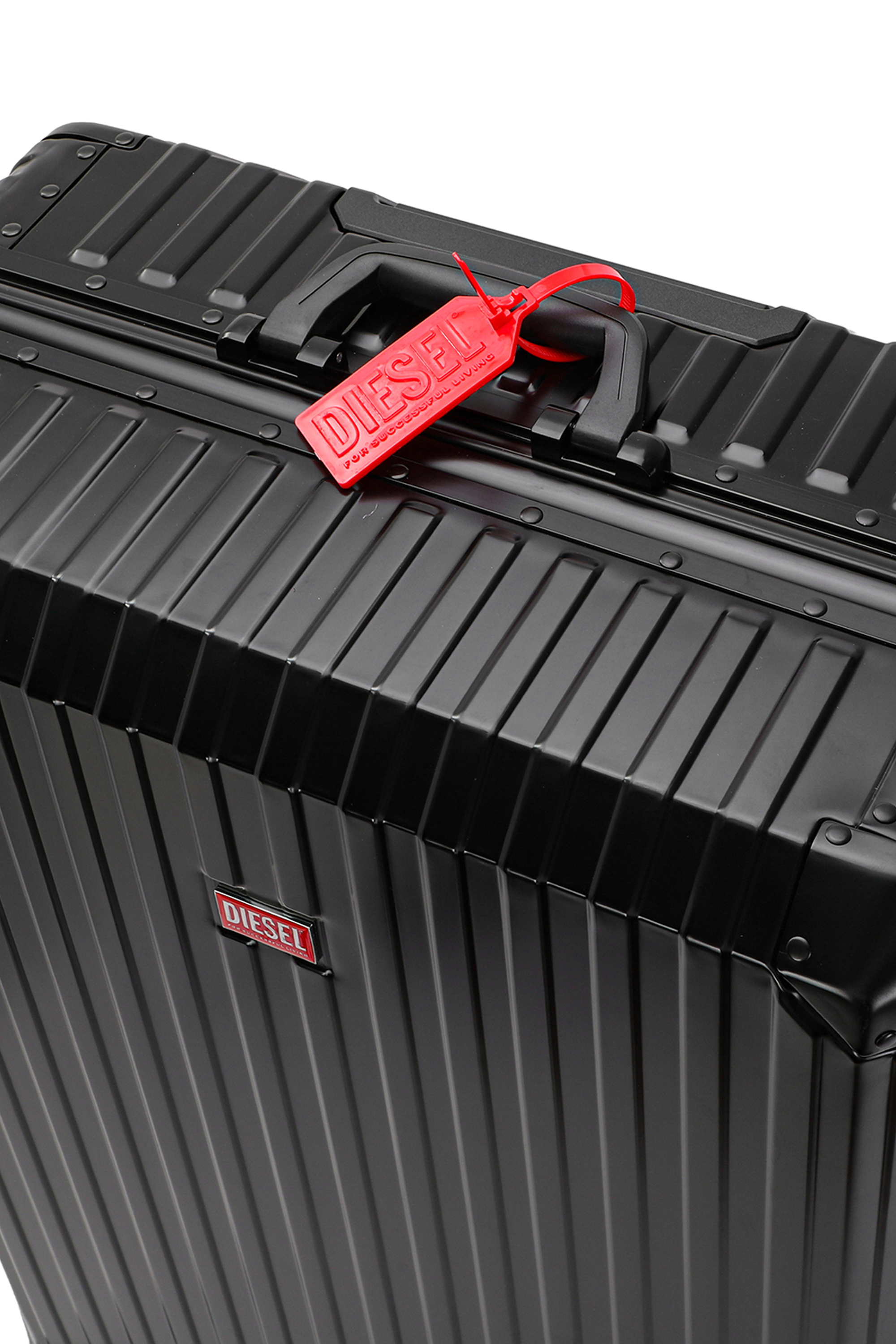 Diesel - DIESEL ALUMINUM TROLLEY- DSL002, Unisex's Aluminum suitcase size L in ブラック - 2