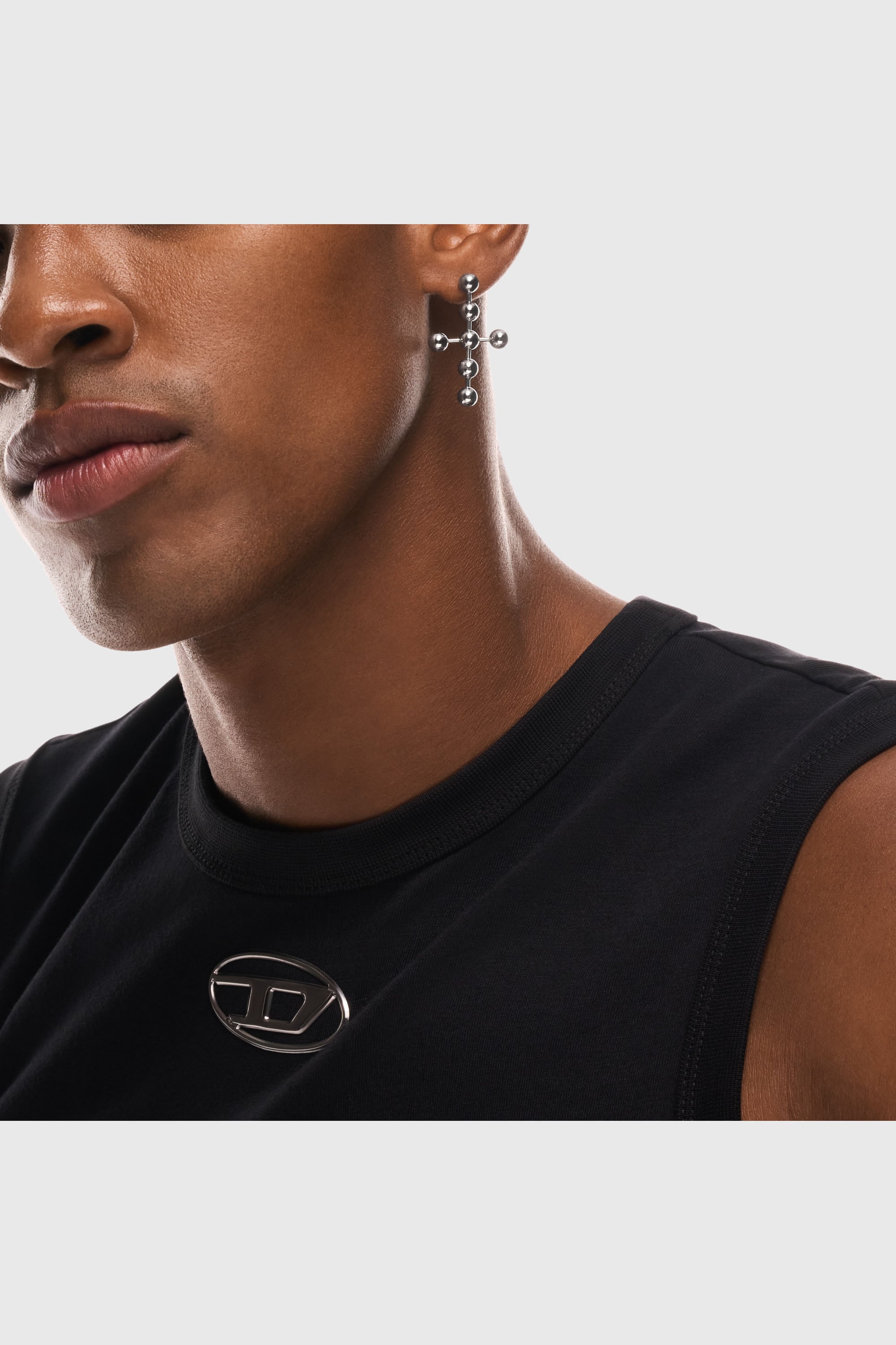 Diesel - DX167640 JEWELLERY, Unisex's ピアス（片耳用） in シルバー - 4