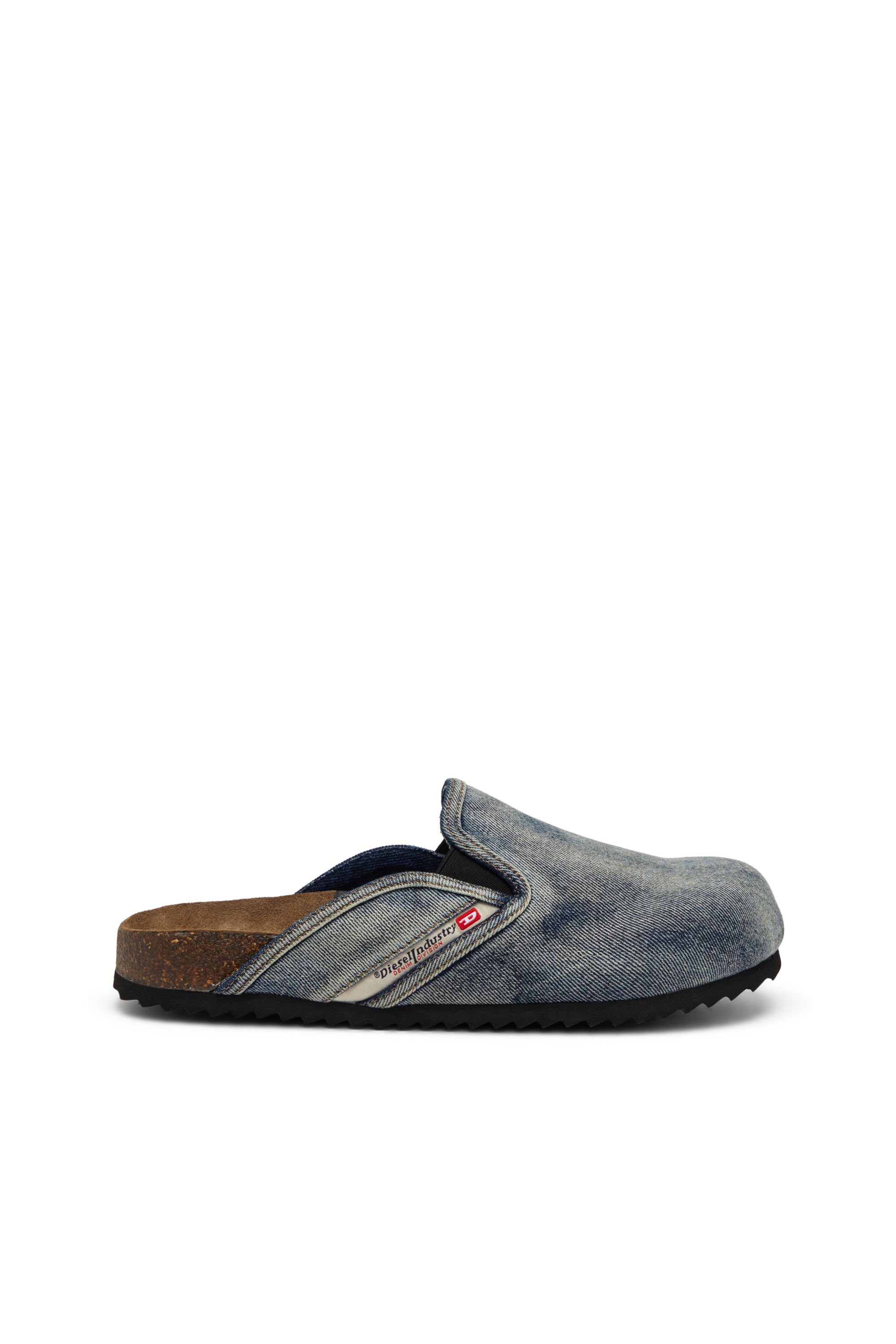 Diesel - D-WOODSTOCK SLIP-ON, Male's デニムスリッポンミュール in ダークブルー - 1