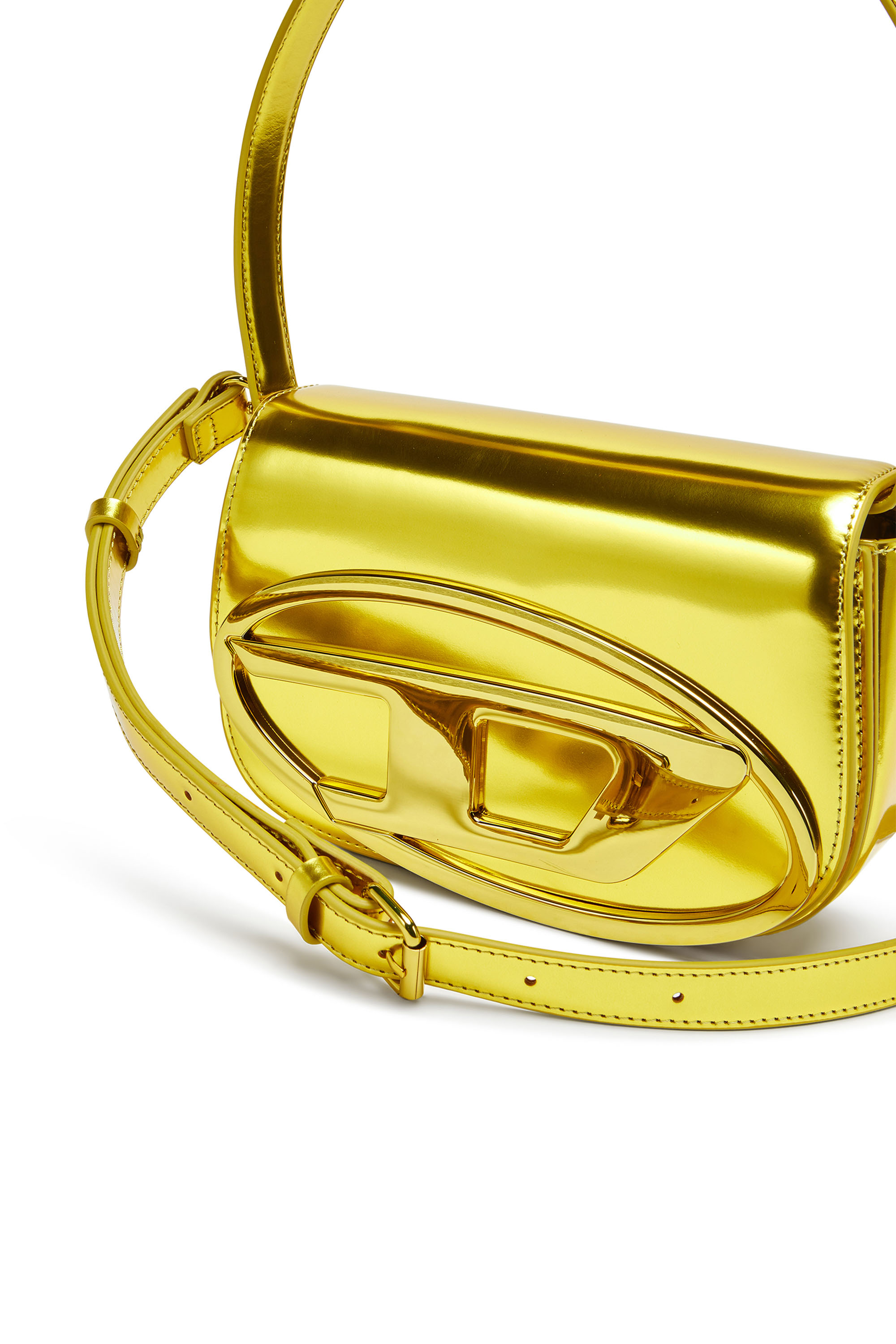 Diesel - 1DR, Female's カウレザーショルダーバッグ in Yellow - 5