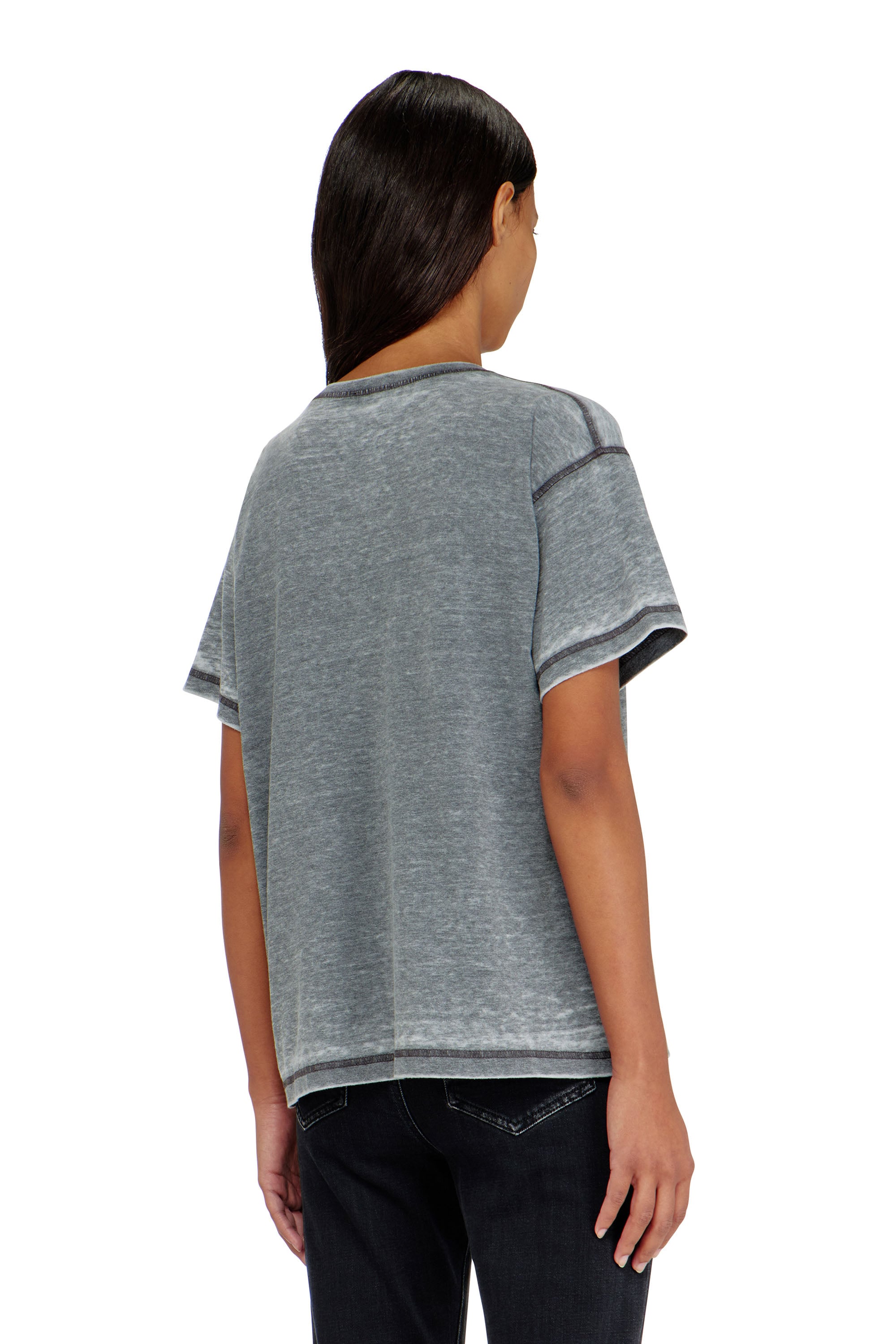 Diesel - T-NORMY-AA5, Female's Tシャツ in グレー - 4