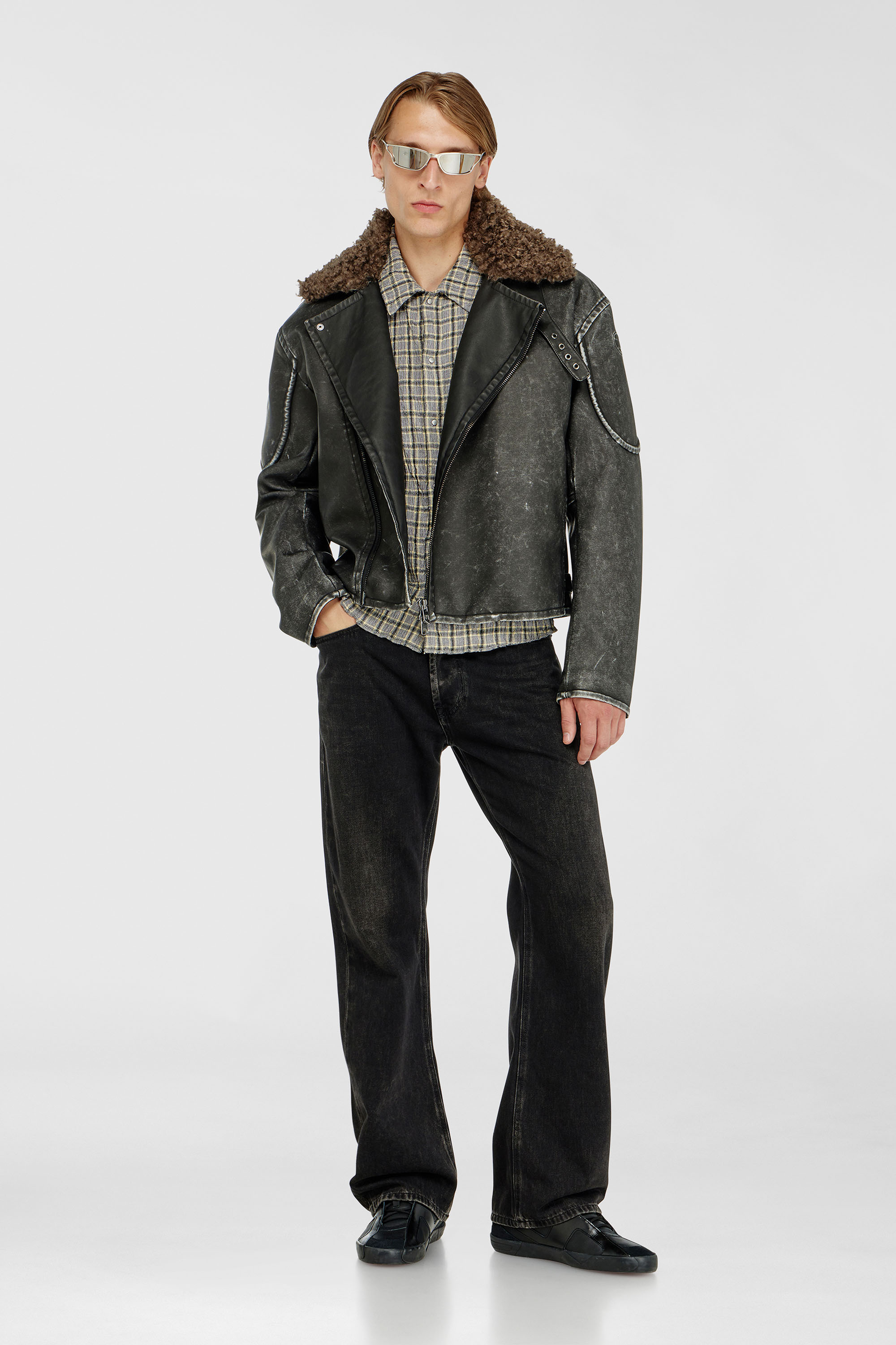 Diesel - W-ALEX, Male's ジャケット in ダークグレー - 1