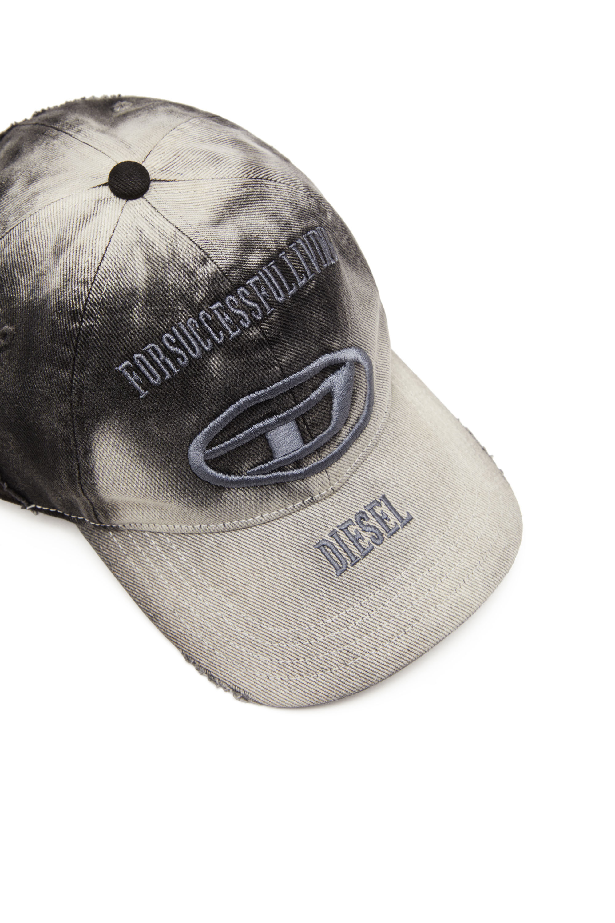 Diesel - C-OLTON-BLACK-D, Male's キャップブラックデニム in ブラック - 3