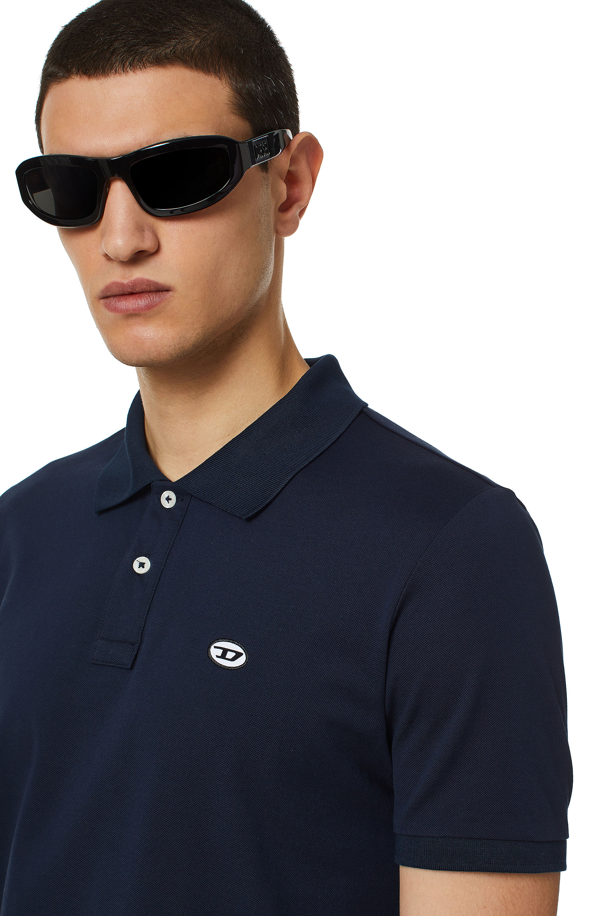 Diesel - T-SMITH-DOVAL-PJ, Male's ポロシャツ in ダークブルー - 4