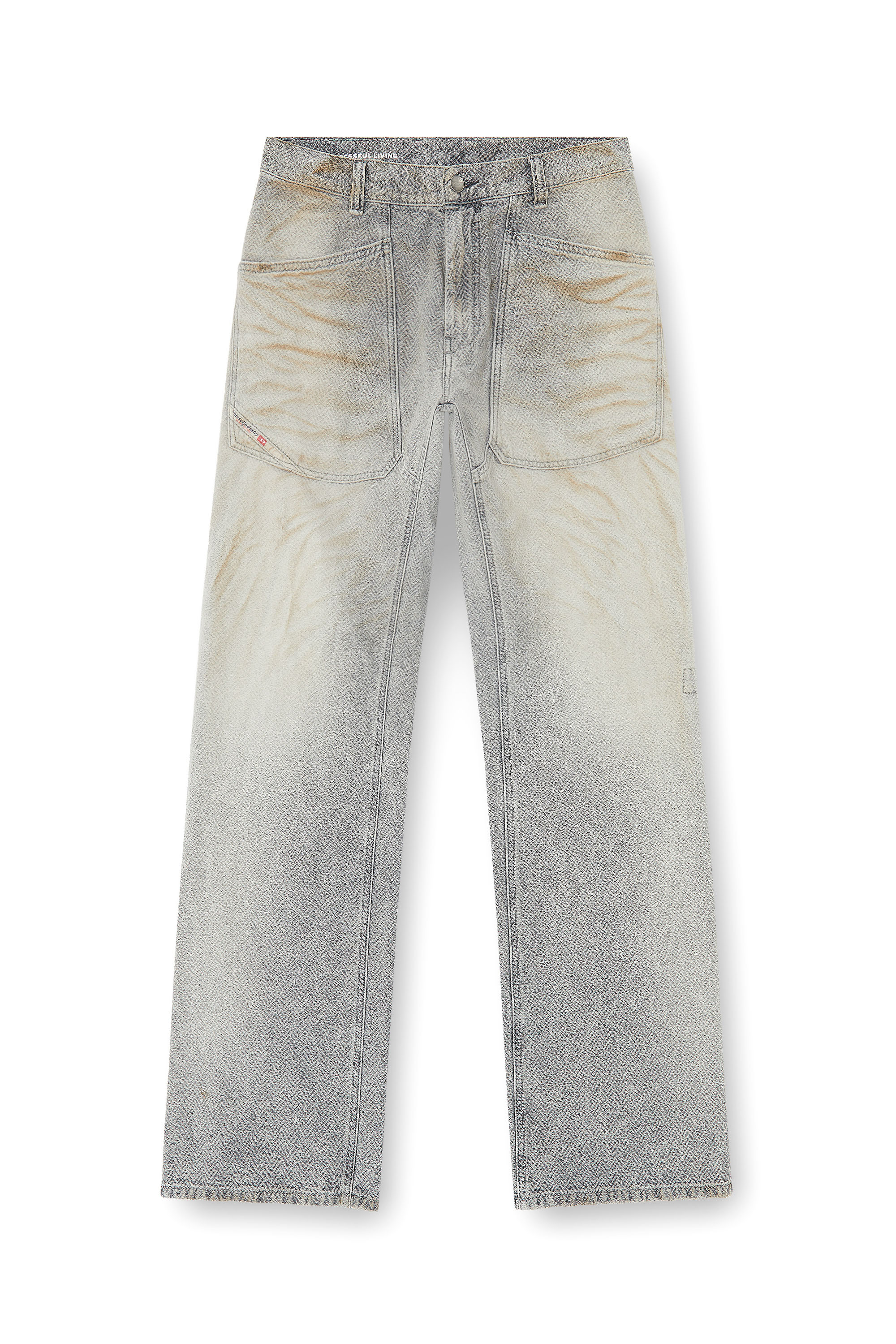 Diesel - Male's Relaxed Jeans D-Zeta 09Q11, グレー - 2