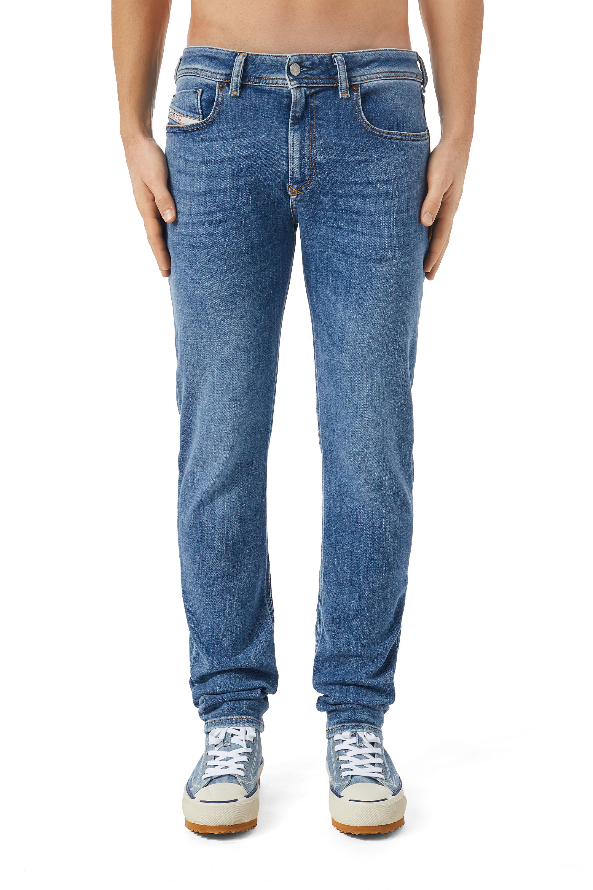 Diesel - Skinny Jeans 1979 Sleenker 09C01, ミディアムブルー - Image 2