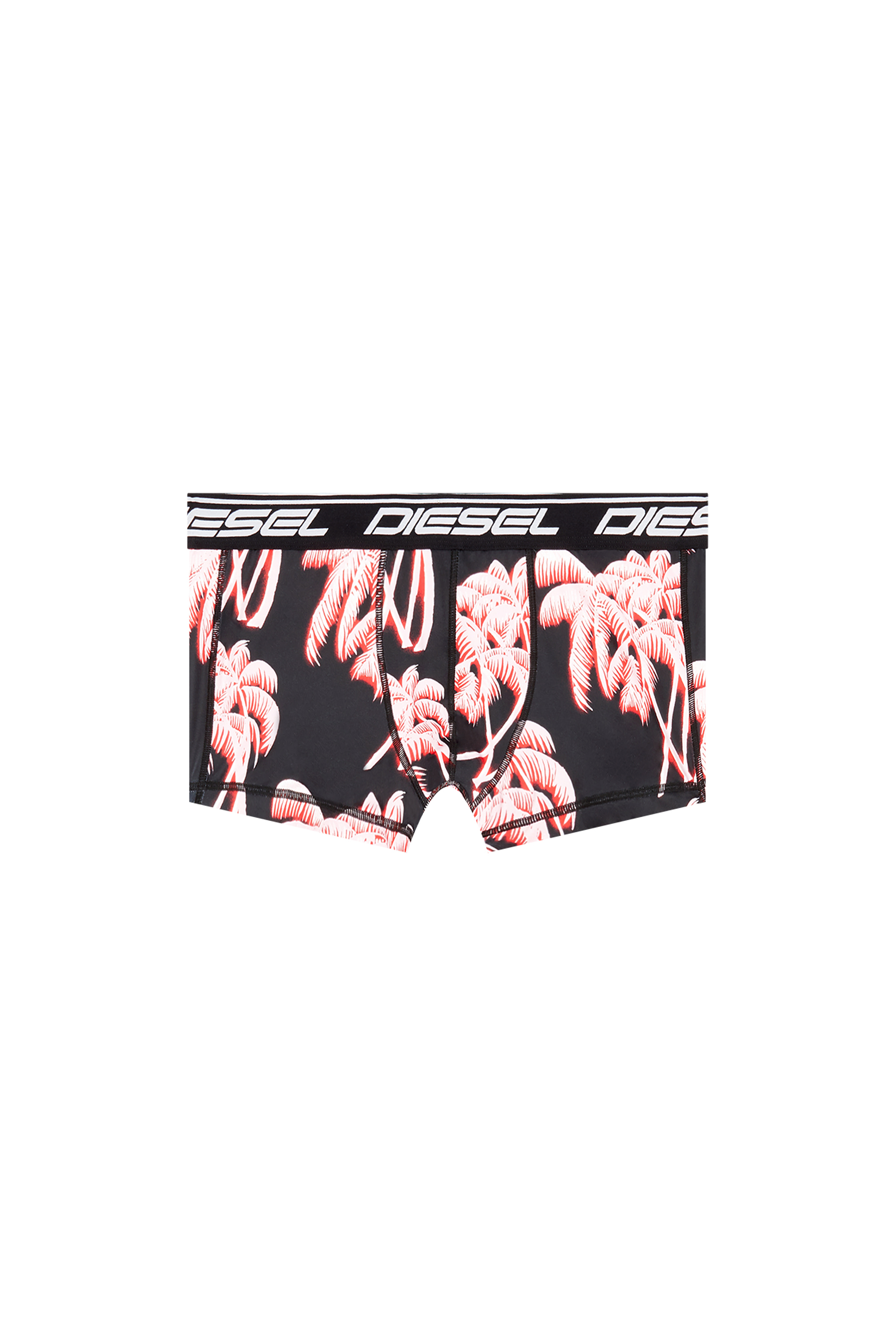 Diesel - UMBX-DAMIEN, Male's Printed microfibre boxer briefs in ブラック - 4