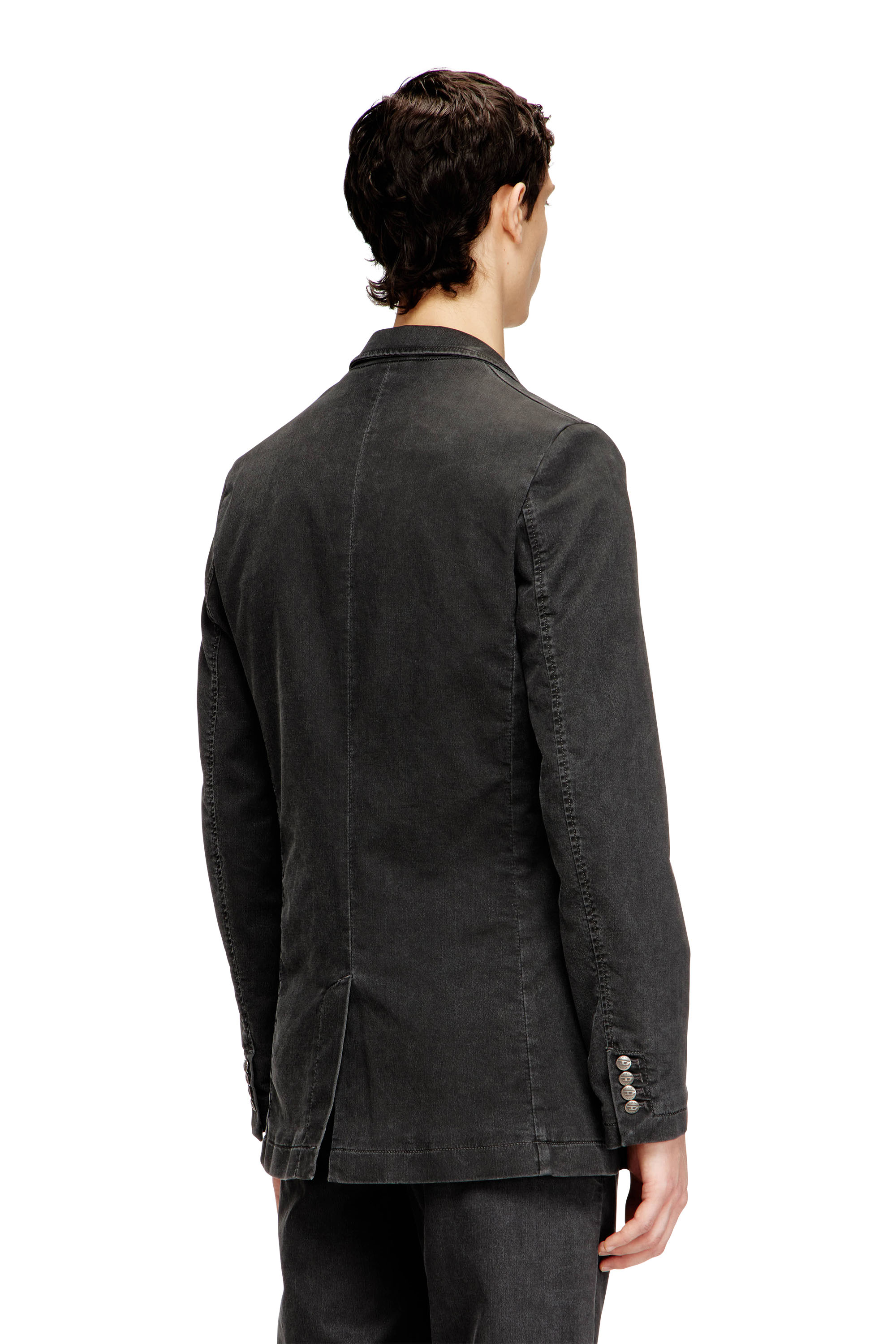 Diesel - D-REGER-D JOGG, Unisex's ジョグ テーラードジャケット in ブラック - 4