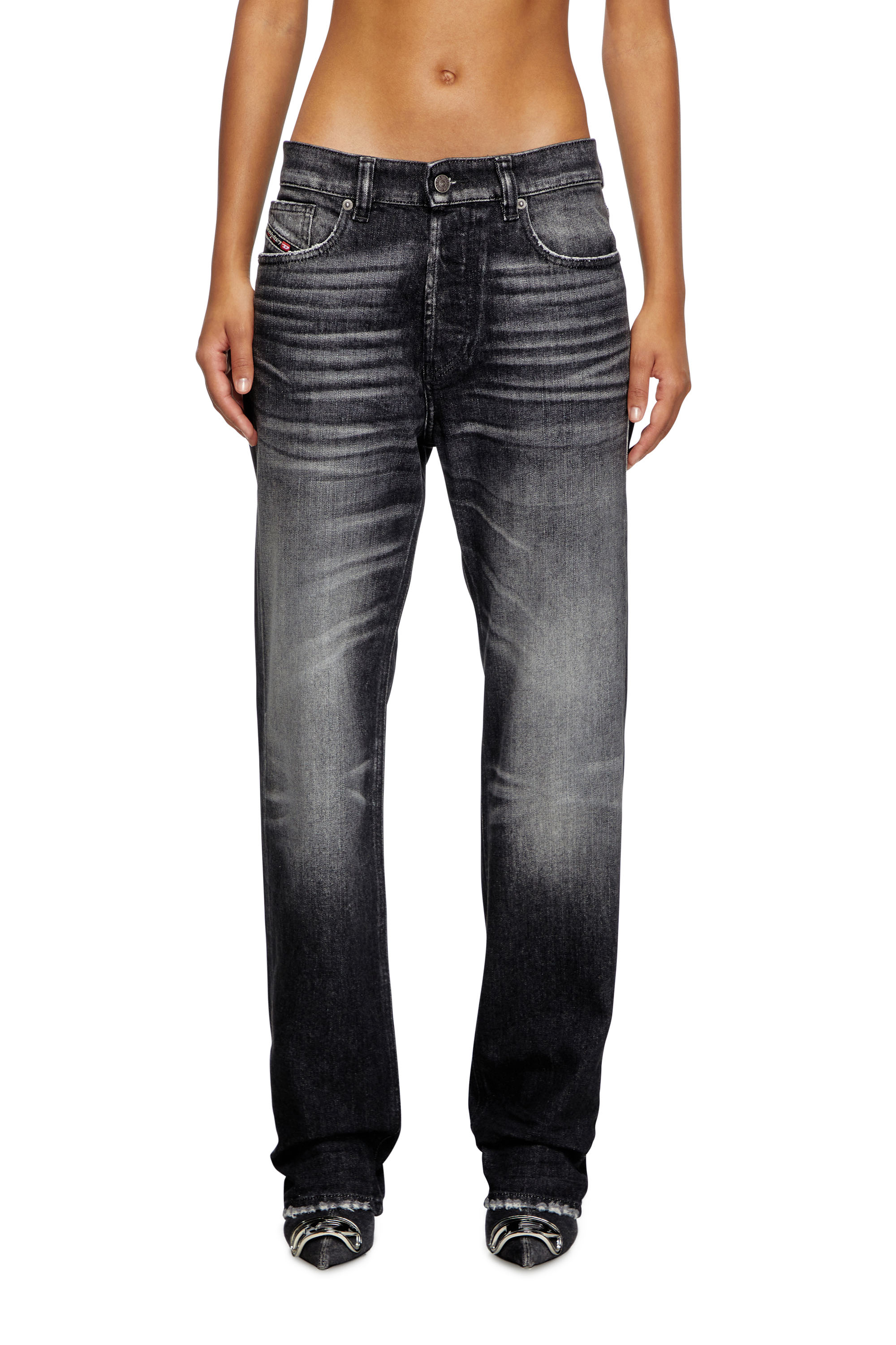 Diesel - Female's Regular Jeans 1988 D-Ark 09L50, ブラック/ダークグレー - 3