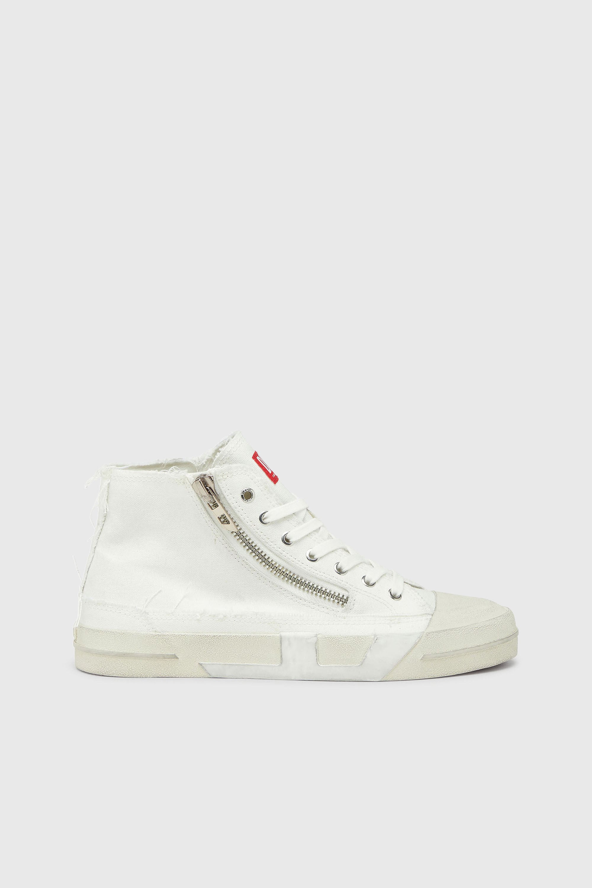 Diesel - S-D-VERSE ZIP MID II, Male's ミッドカットスニーカー in ホワイト - 1