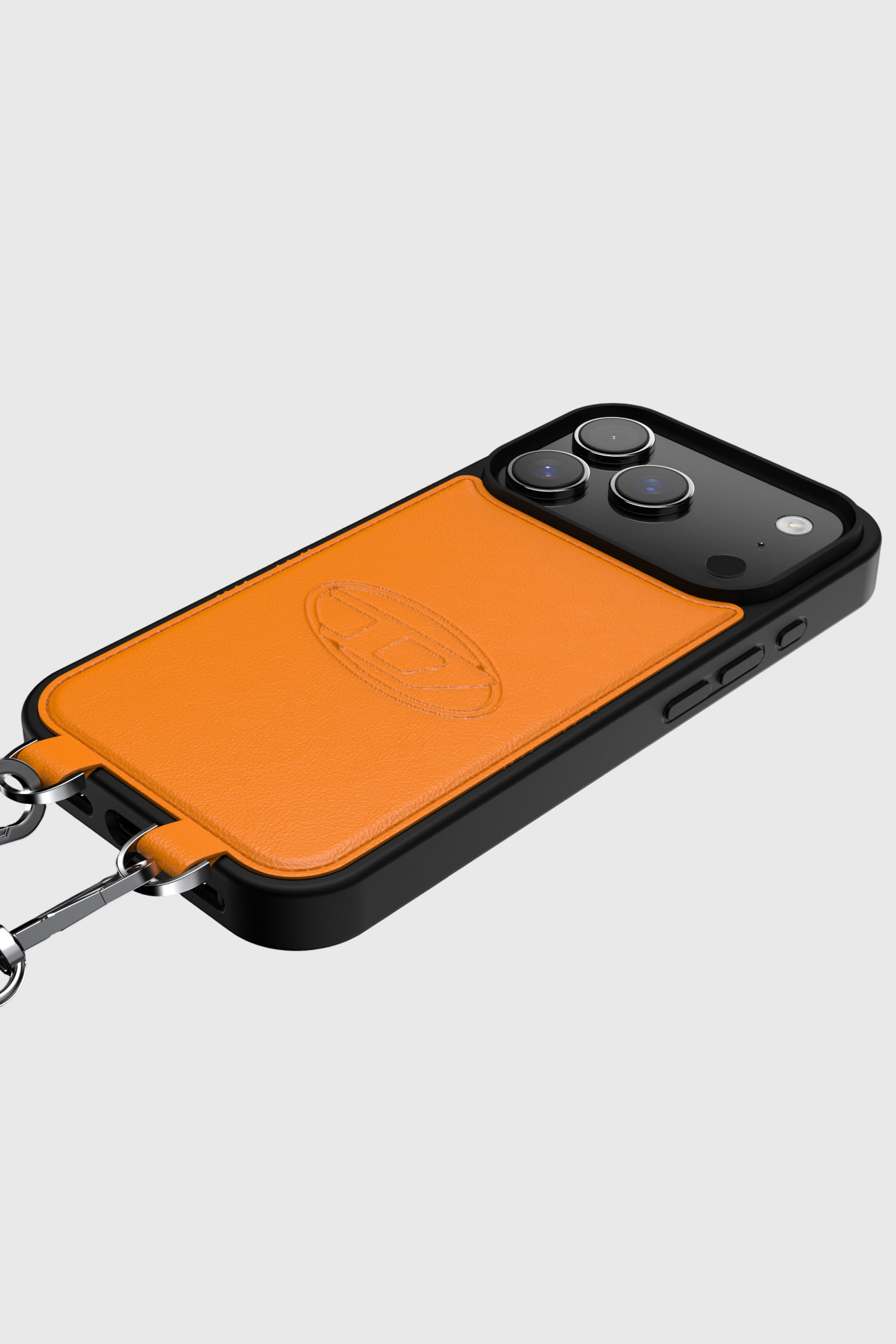 Diesel - 60665 MOULDED CASE, Unisex's Oval D case with wrist strap and MagSafe for iPhone 17 Pro in オレンジ - 5