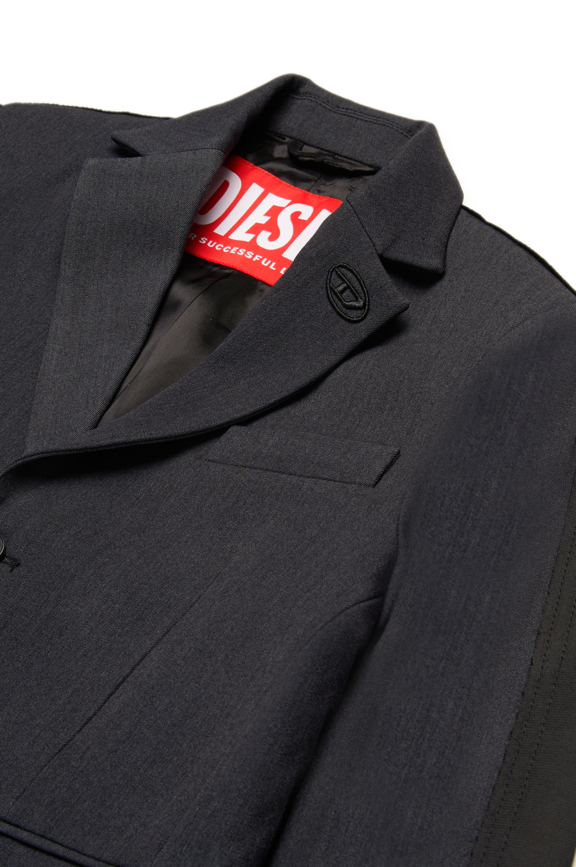 Diesel - JWIRE, Male's Suit jacket in mixed fabrics in ブラック - 3