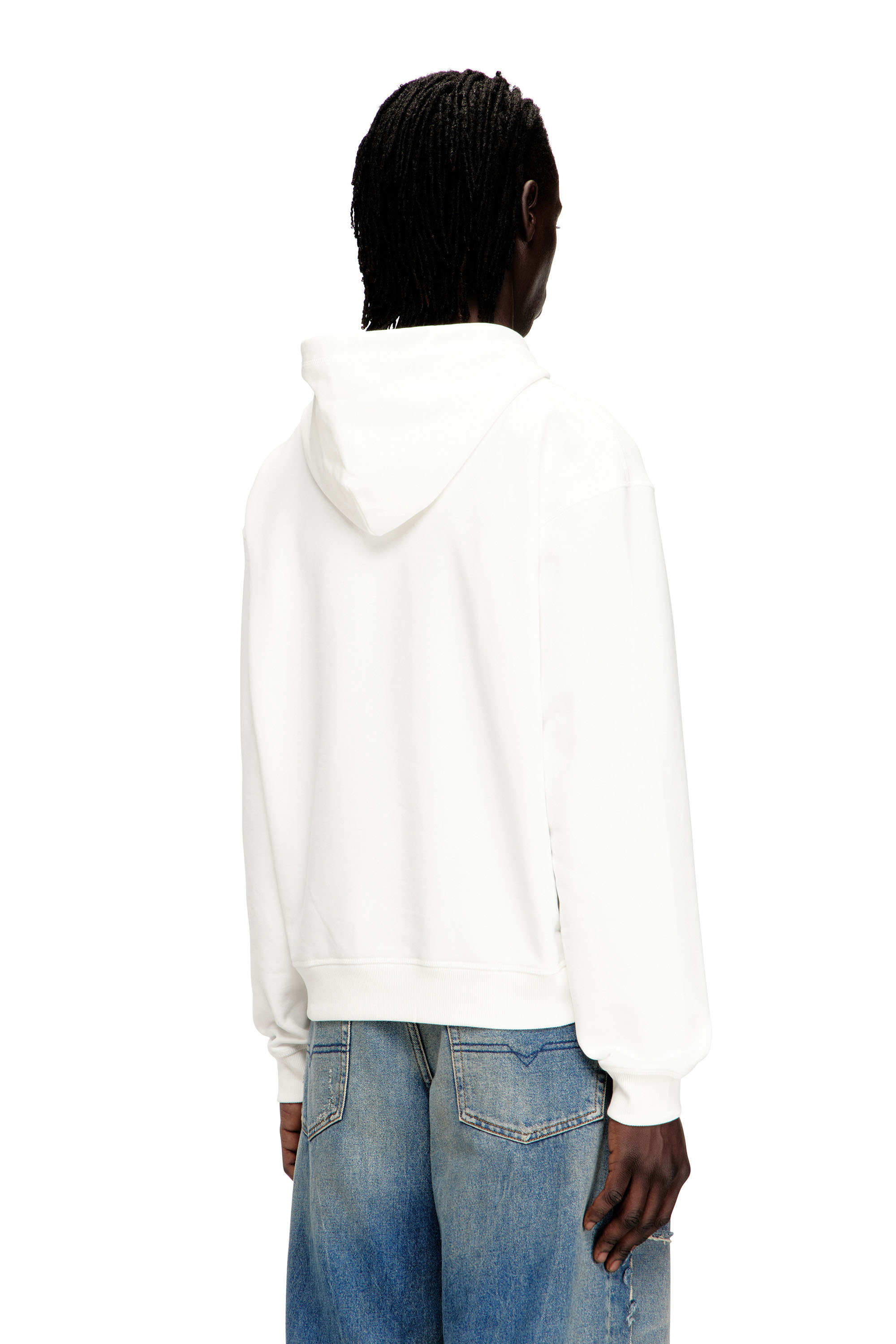 Diesel - SV-S-NORM-HOOD-CHER, Unisex's Hoodie in cotton with cherry graphic in ホワイト - 4