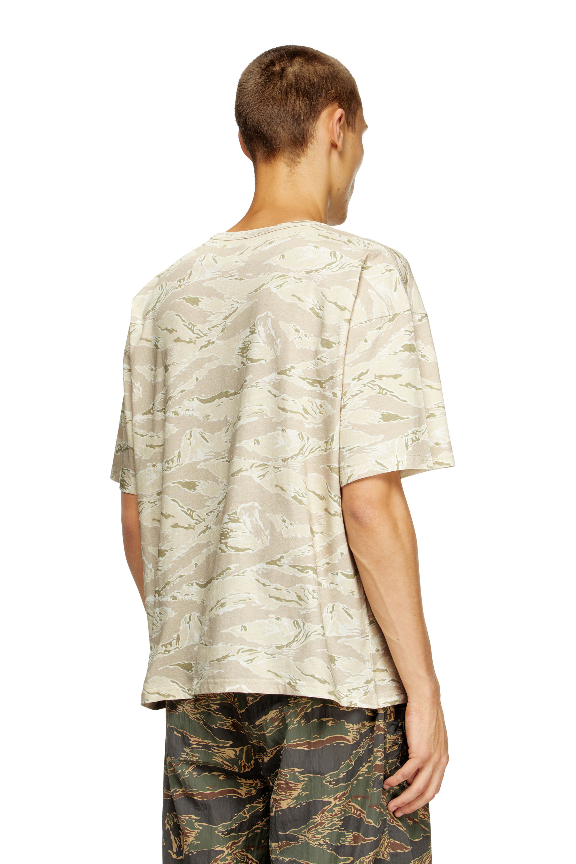 Diesel - T-BOXT-T14, Male's Tシャツ in ベージュ - 4