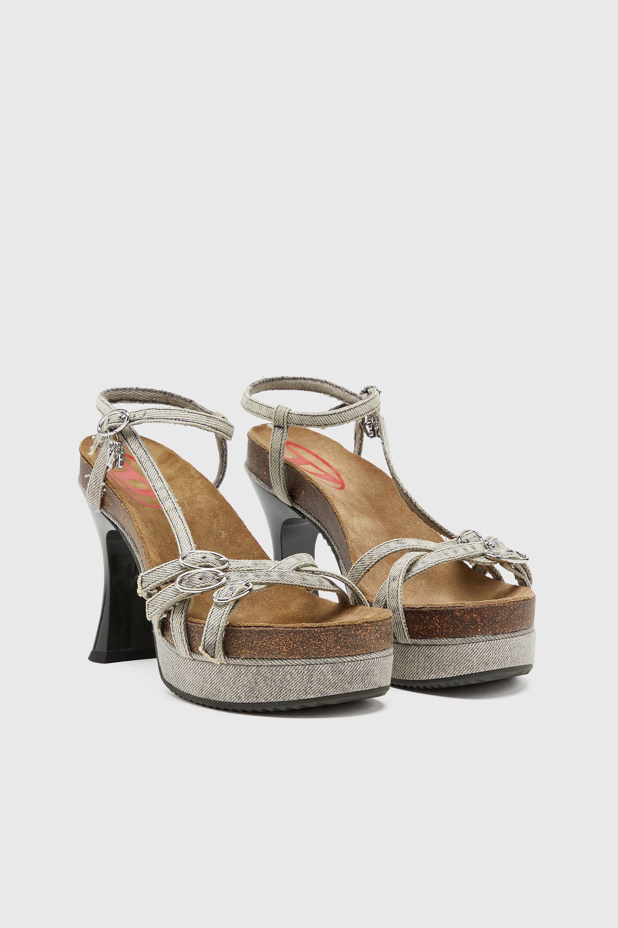 Diesel - D-WOODSTOCK 105 SANDAL, Female's サンダル in グレー - 3