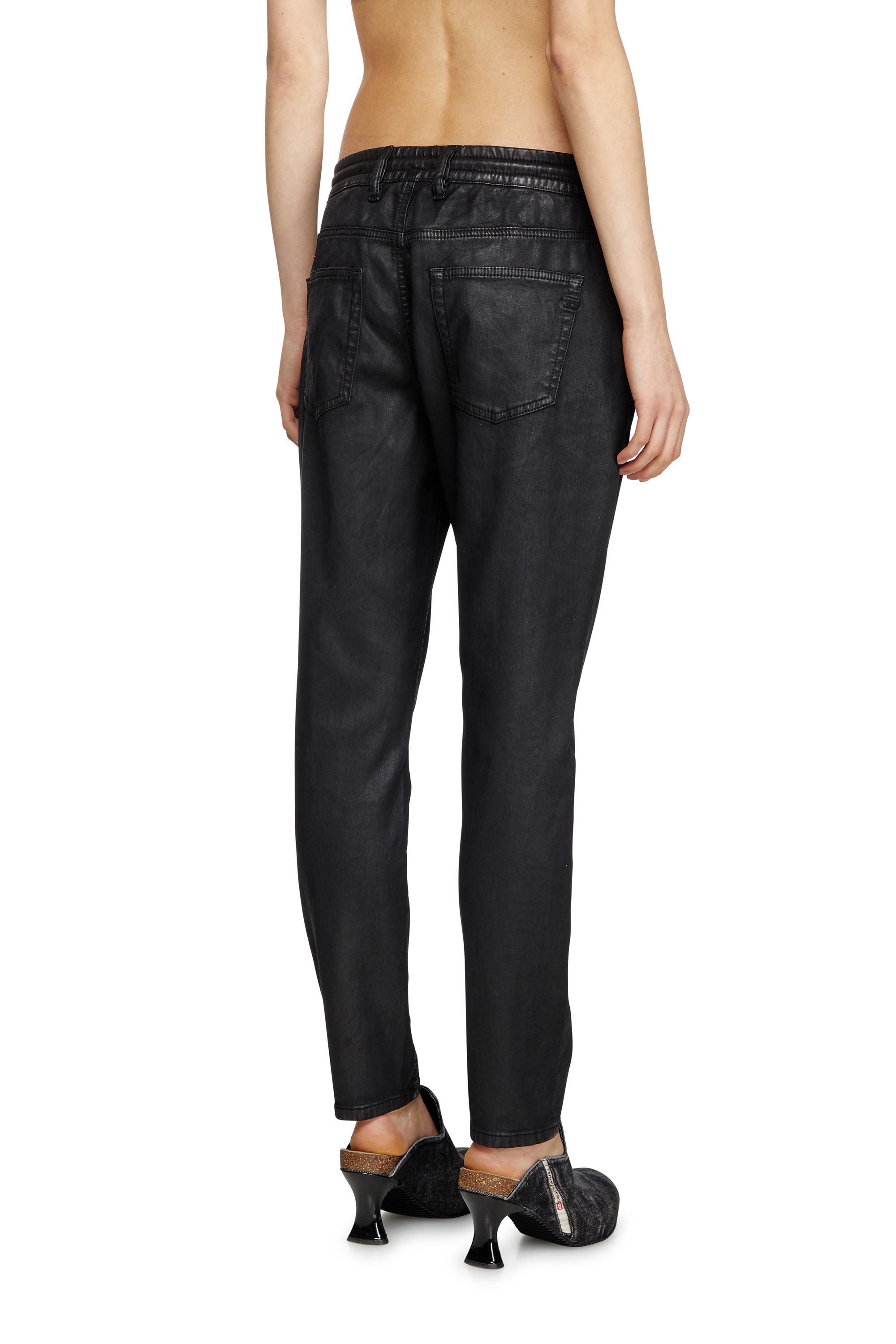 Diesel - Female's Regular 2031 D-Krailey Joggjeans&reg; 068PX, ブラック/ダークグレー - 4