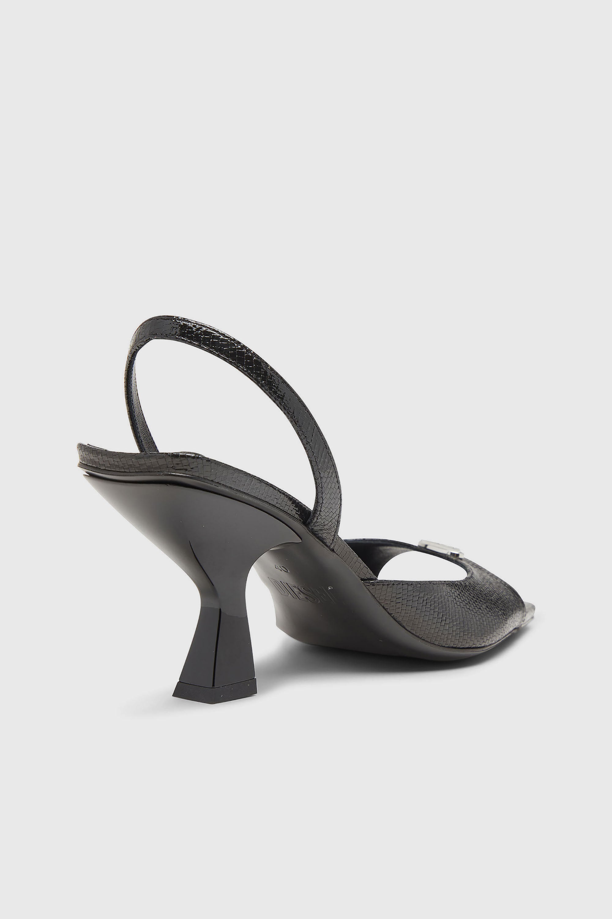 Diesel - D-AMBER 75 SANDAL, Female's サンダル in ブラック - 4