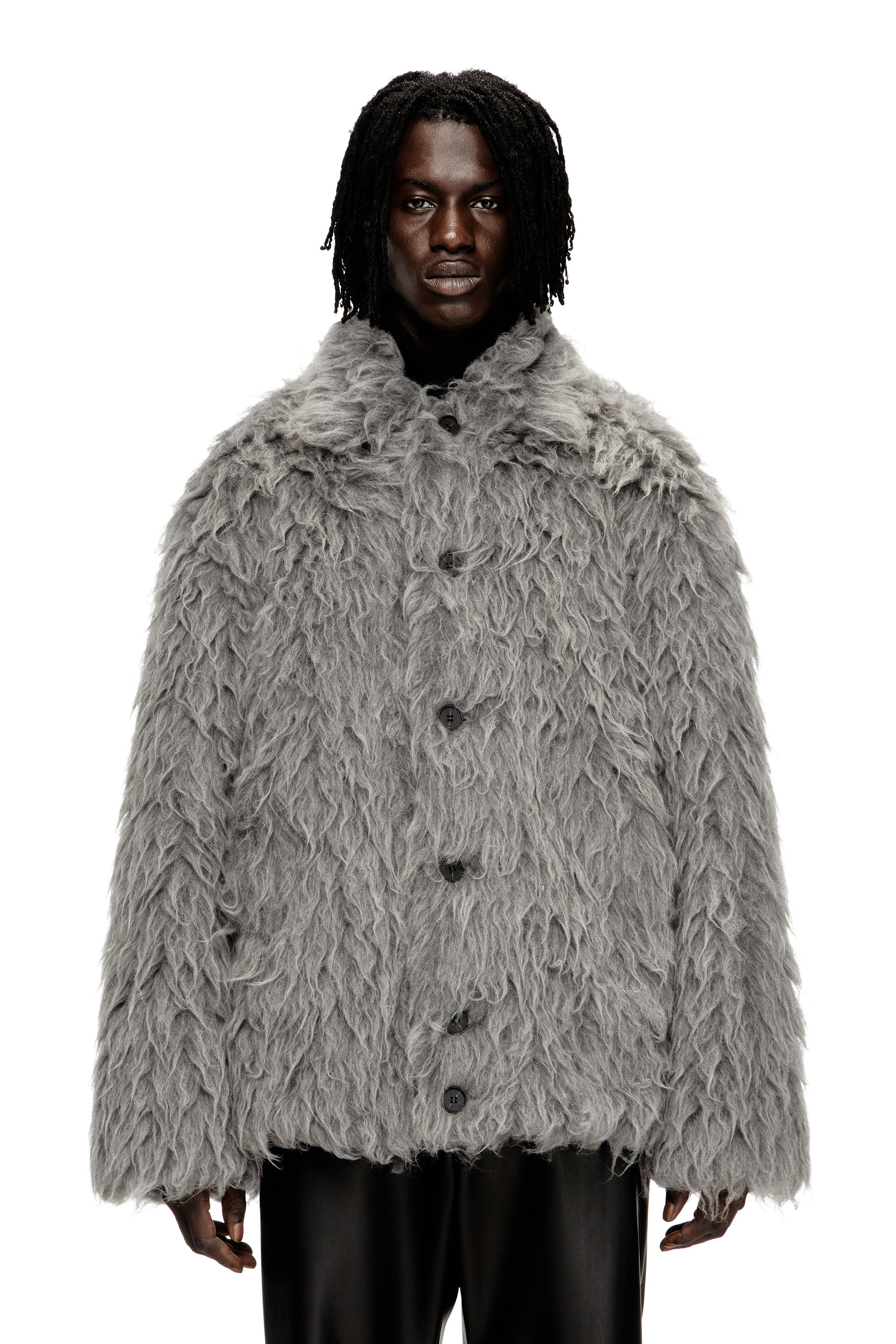 Diesel - W-CLAES, Male's ジャケット in グレー - 3