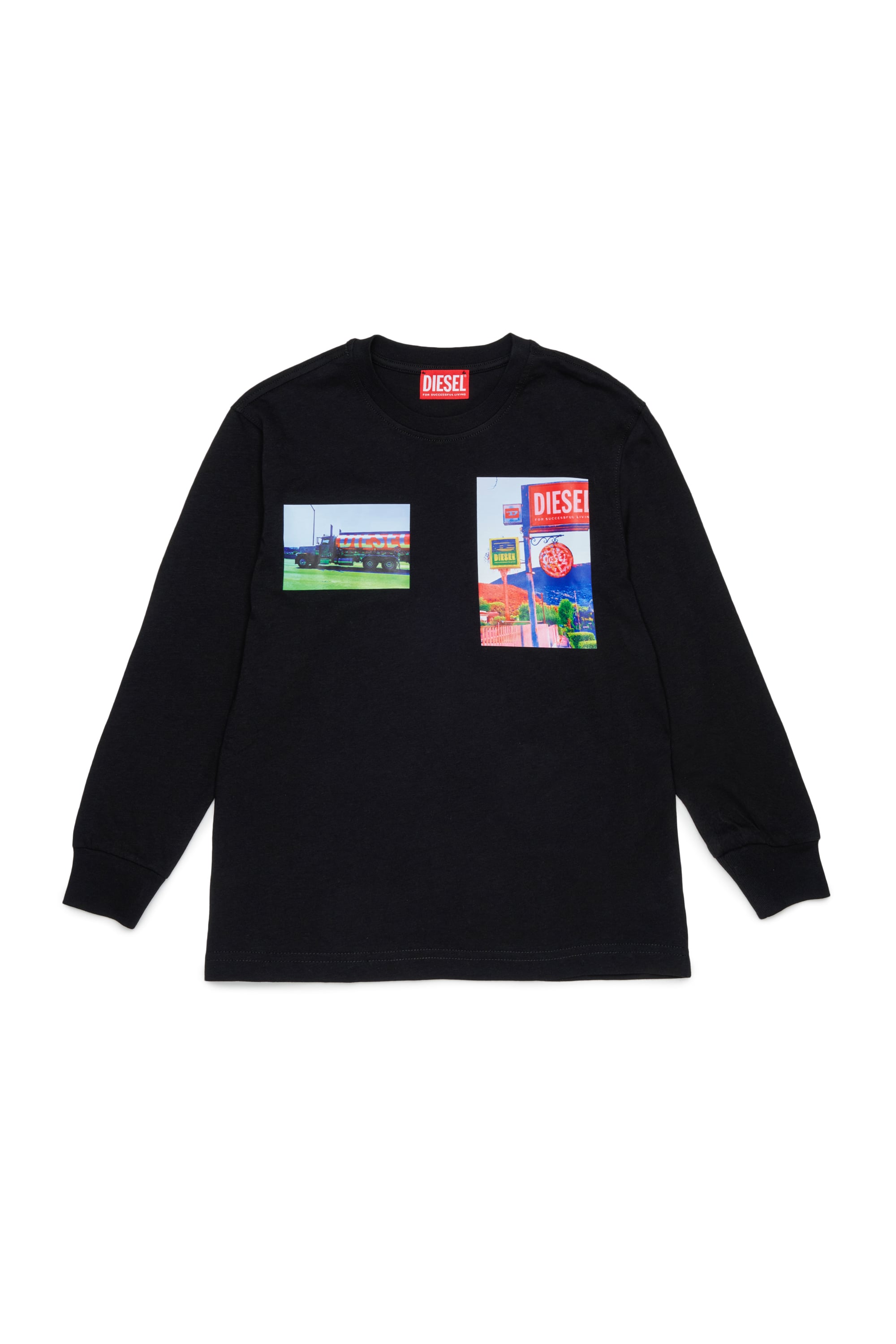 Diesel - TFORMY OVER, Male's Tシャツ in ブラック - 1