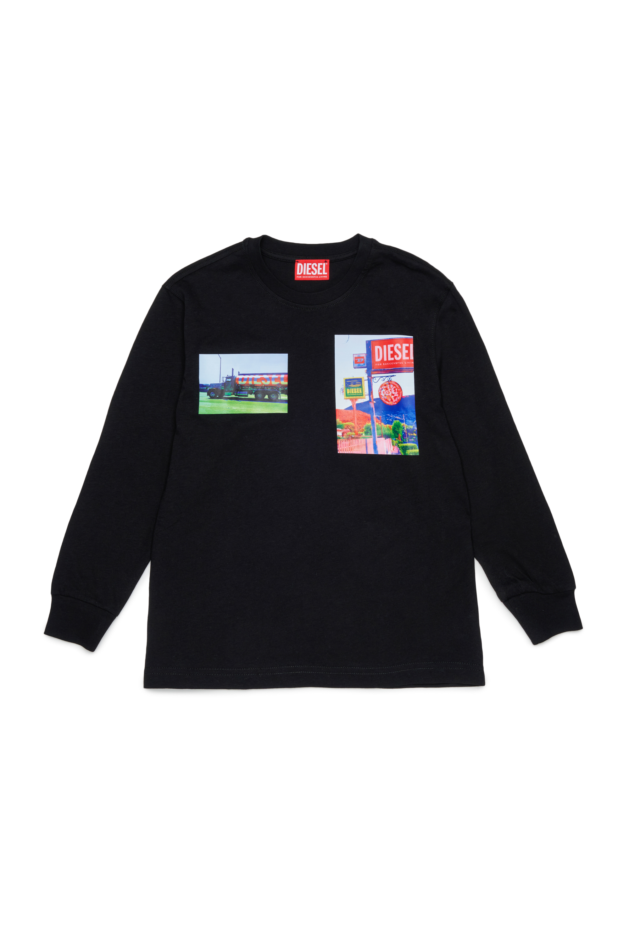 Diesel - TFORMY OVER, Male's Tシャツ in ブラック - 1