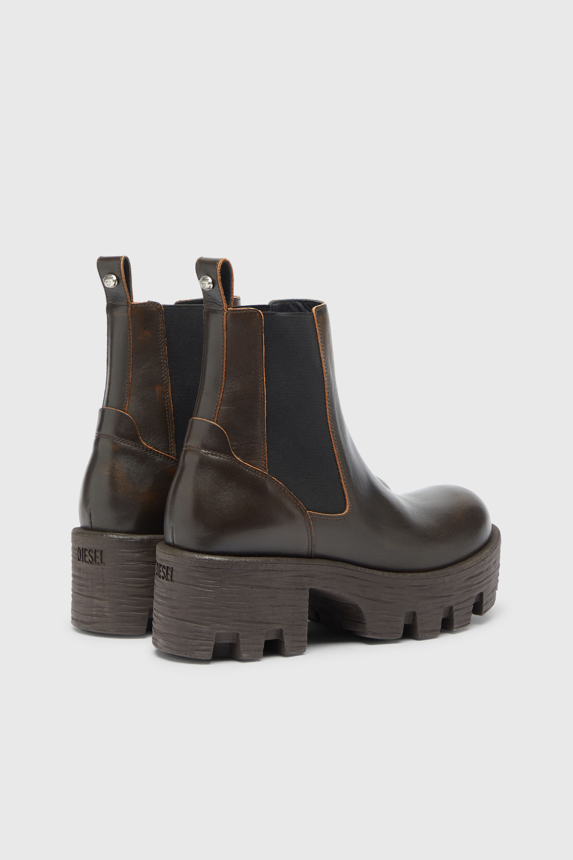 Diesel - D-HAMMER CHUNKY W, Female's ブーツ in ブラウン - 3