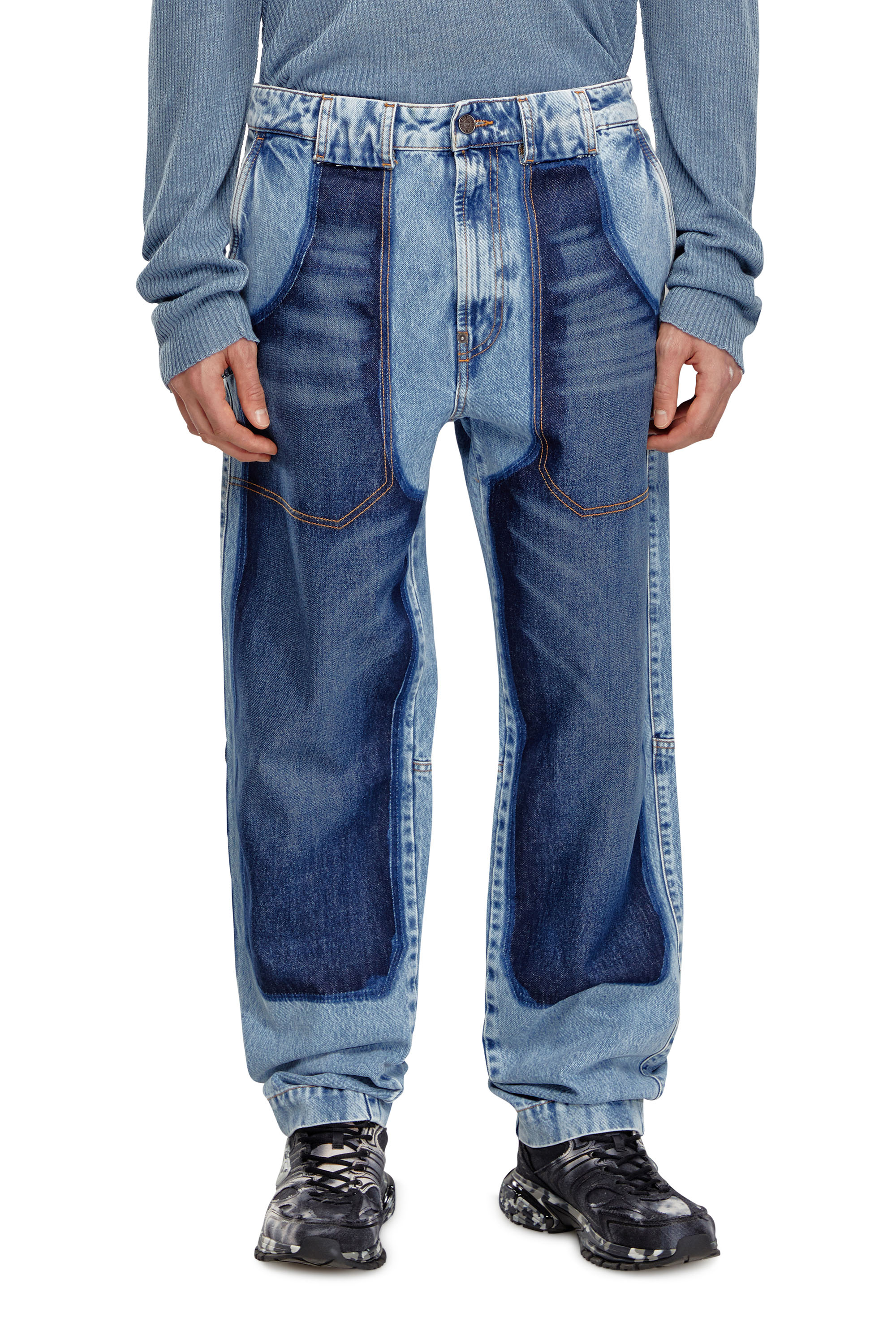 Diesel - Tapered Jeans D-P-5-D 0GHAW, ライトブルー - Image 1