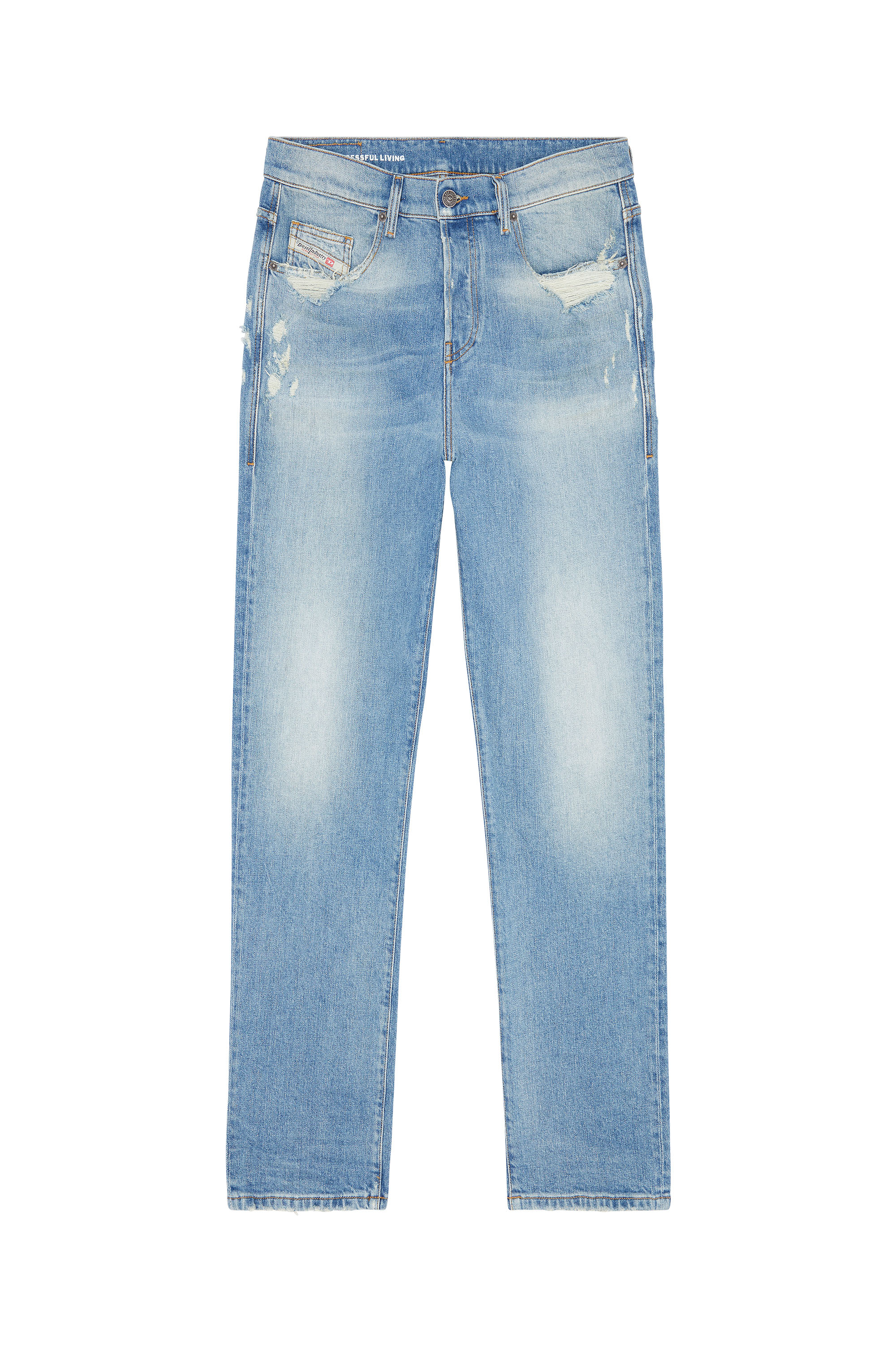 Diesel - Straight Jeans 2020 D-Viker 007N1, ライトブルー - Image 5