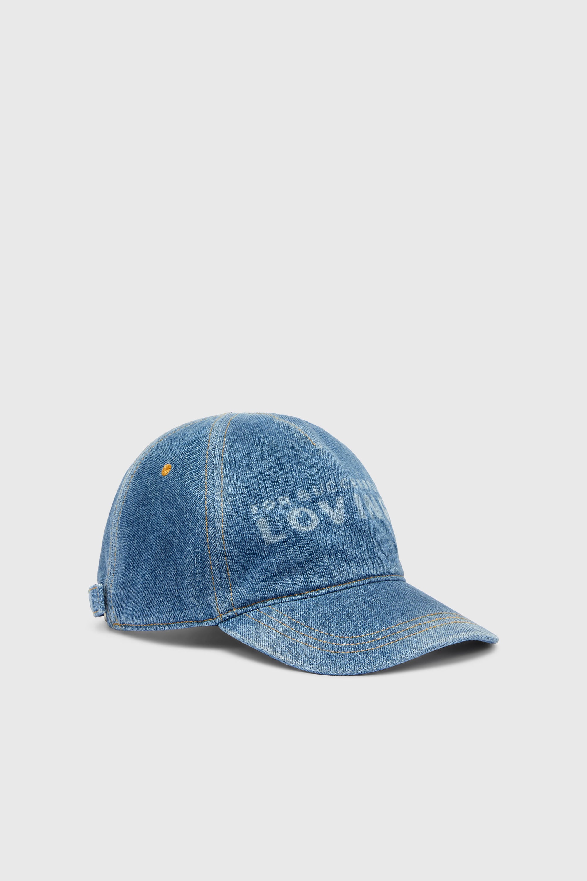 Diesel - PR-CAP-CHITIN, Unisex's Denim baseball cap with For Successful Loving logo in ミディアムブルー - 1