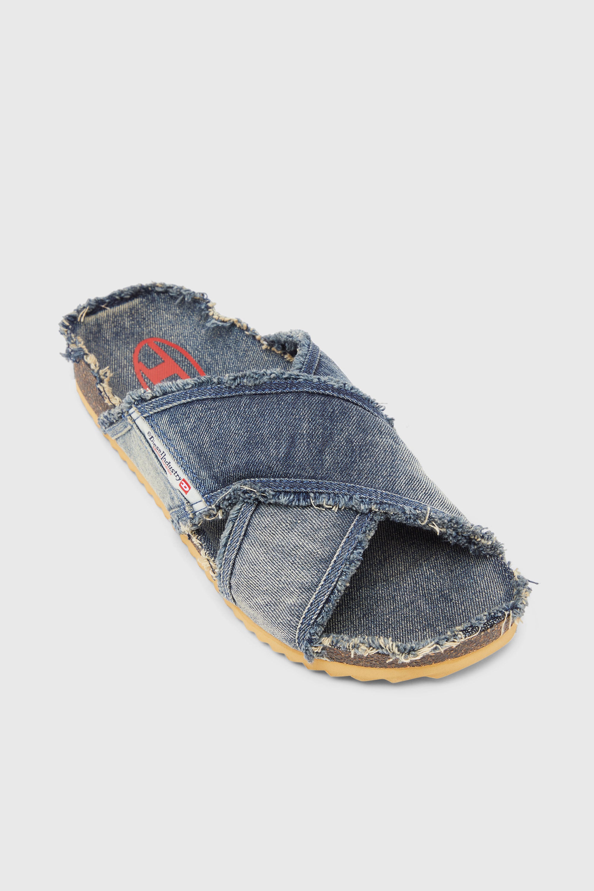 Diesel - D-WOODSTOCK CROSS, Male's フラットサンダル in ミディアムブルー - 6