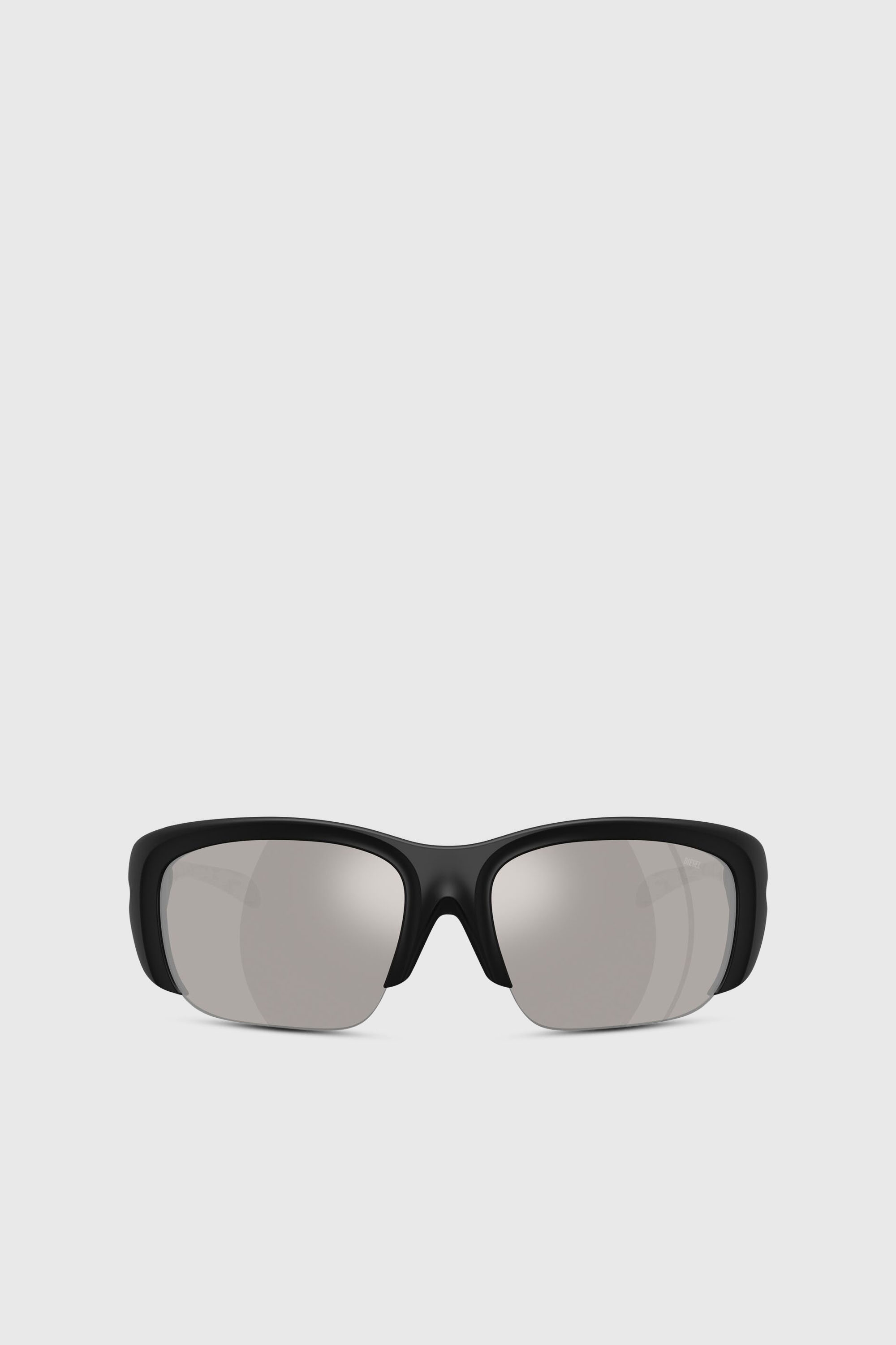 Diesel - 0DL3016U, Unisex's Wrap-around shape sunglasses in ブラック/グレー - 1