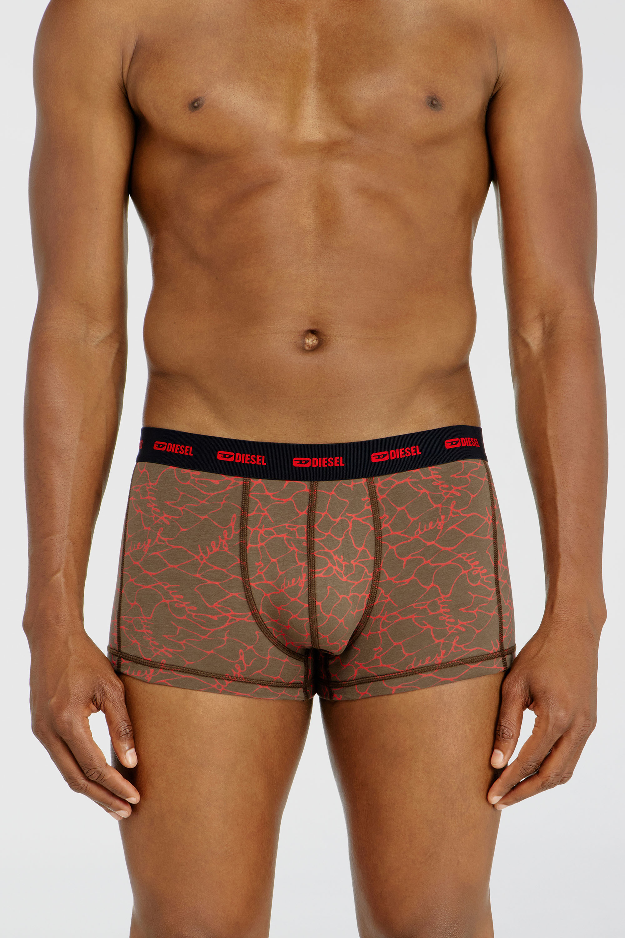 Diesel - DAMIEN-UTLT-3PACK, Male's ボクサーパンツ 3枚パック in ブラック/ブラウン - 3